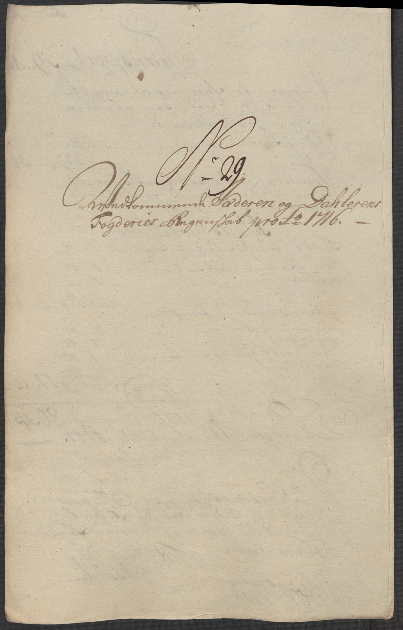 Rentekammeret inntil 1814, Reviderte regnskaper, Fogderegnskap, AV/RA-EA-4092/R46/L2740: Fogderegnskap Jæren og Dalane, 1715-1716, p. 409