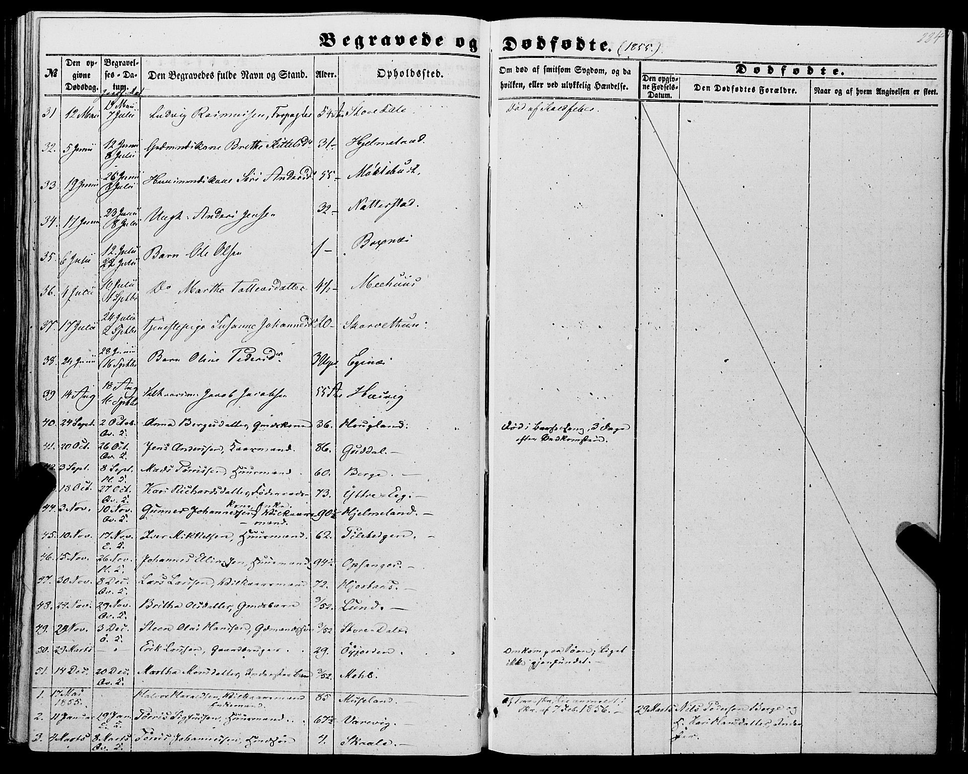 Kvinnherad sokneprestembete, AV/SAB-A-76401/H/Haa: Parish register (official) no. A 8, 1854-1872, p. 224