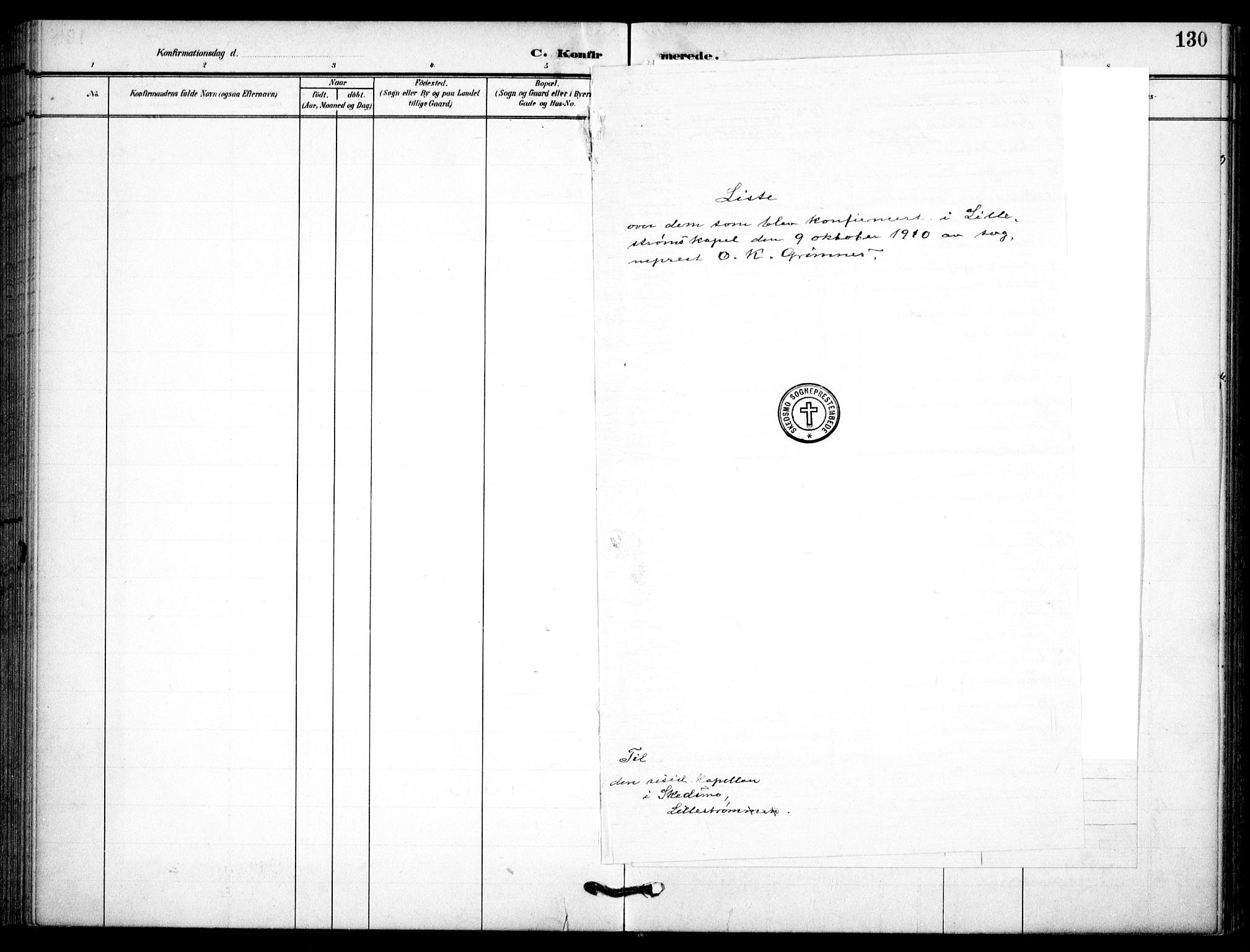 Skedsmo prestekontor Kirkebøker, AV/SAO-A-10033a/F/Fc/L0001: Parish register (official) no. III 1, 1908-1916