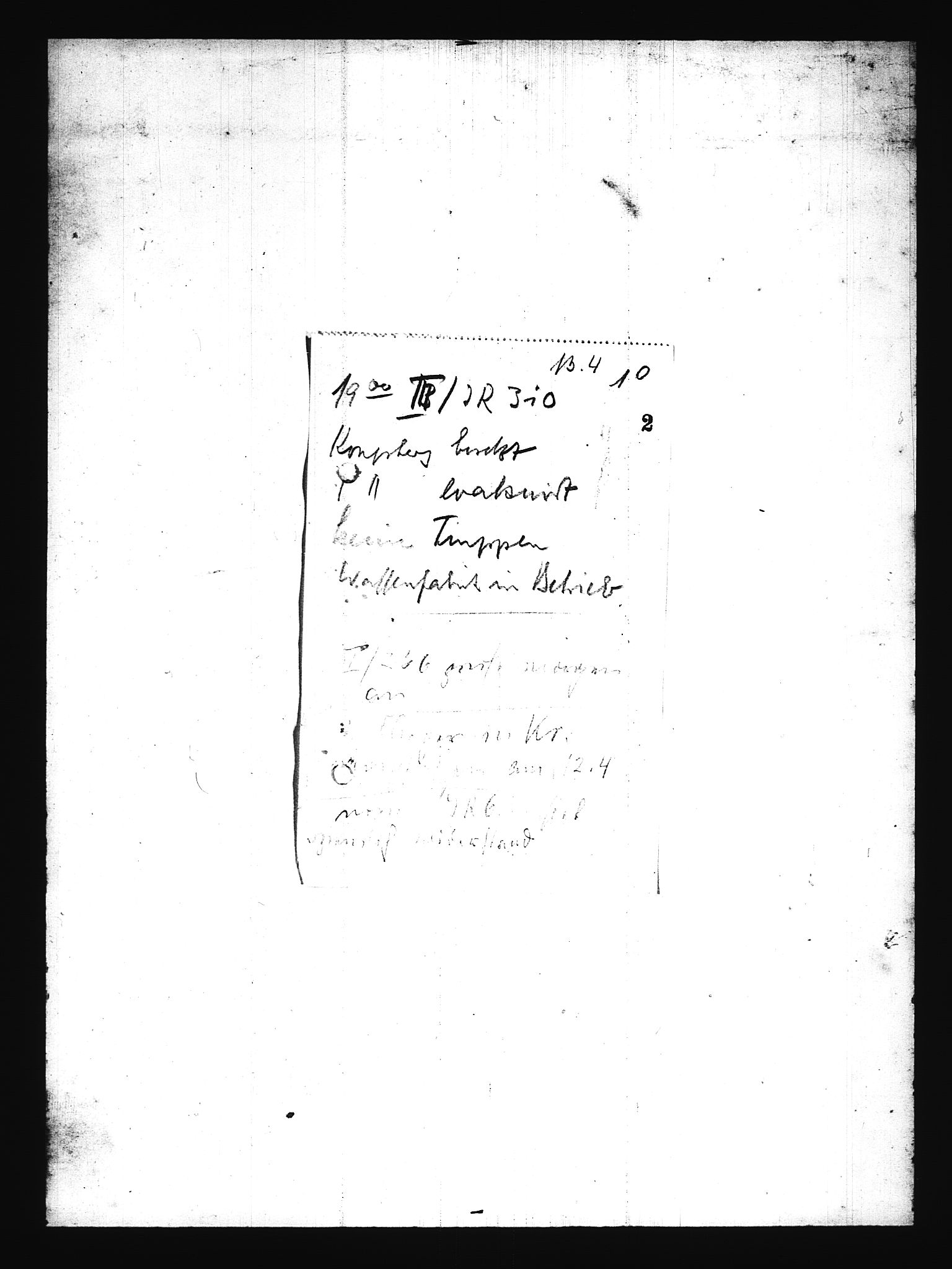 Documents Section, RA/RAFA-2200/V/L0076: Amerikansk mikrofilm "Captured German Documents".
Box No. 715.  FKA jnr. 619/1954., 1940, p. 183