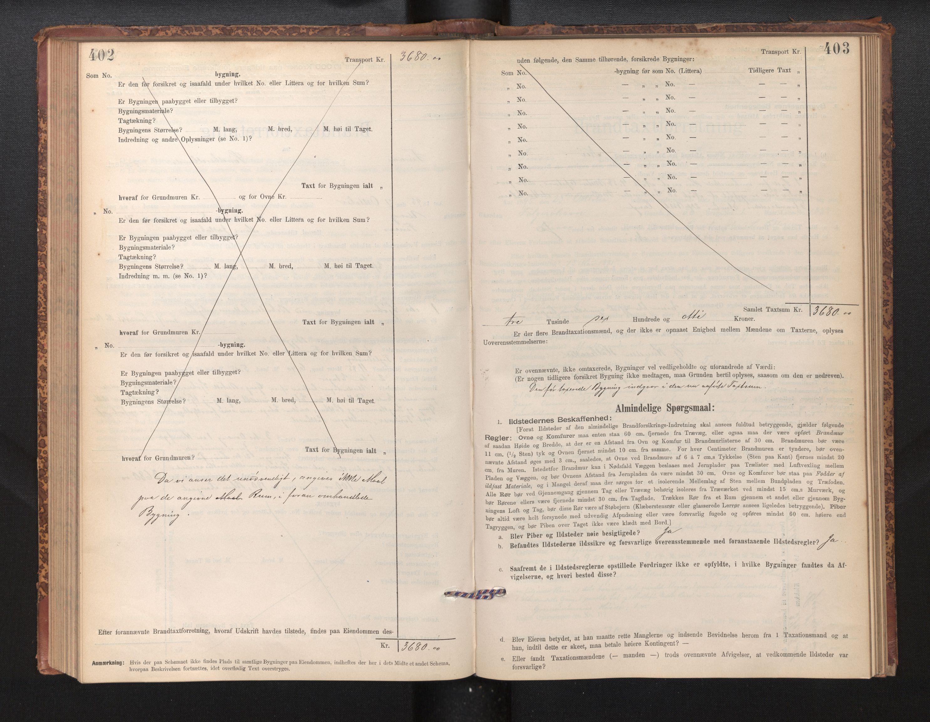 Lensmannen i Finnås, AV/SAB-A-31901/0012/L0002: Branntakstprotokoll, skjematakst, 1894-1954, p. 402-403