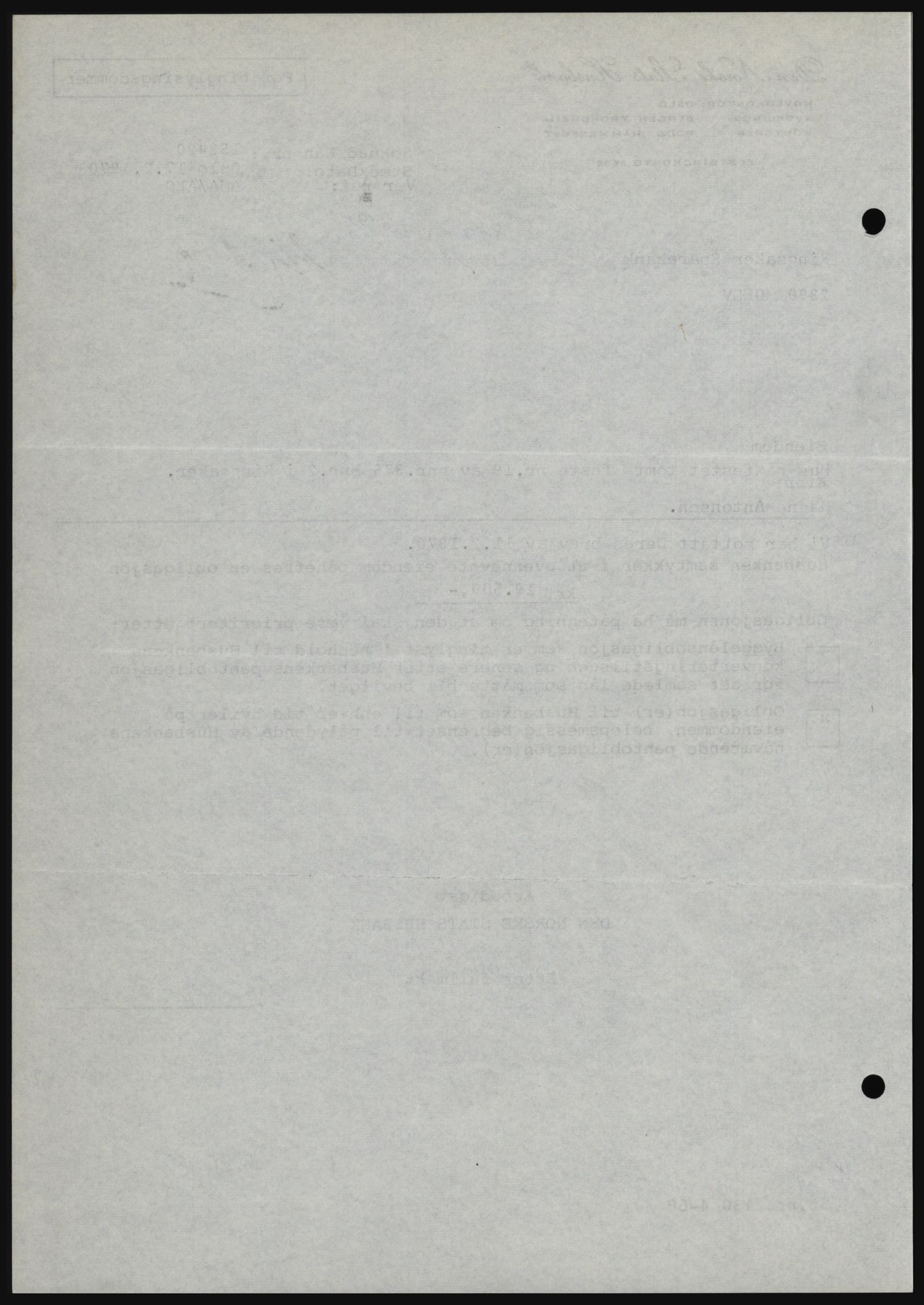 Nord-Hedmark sorenskriveri, SAH/TING-012/H/Hc/L0033: Mortgage book no. 33, 1970-1970, Diary no: : 889/1970