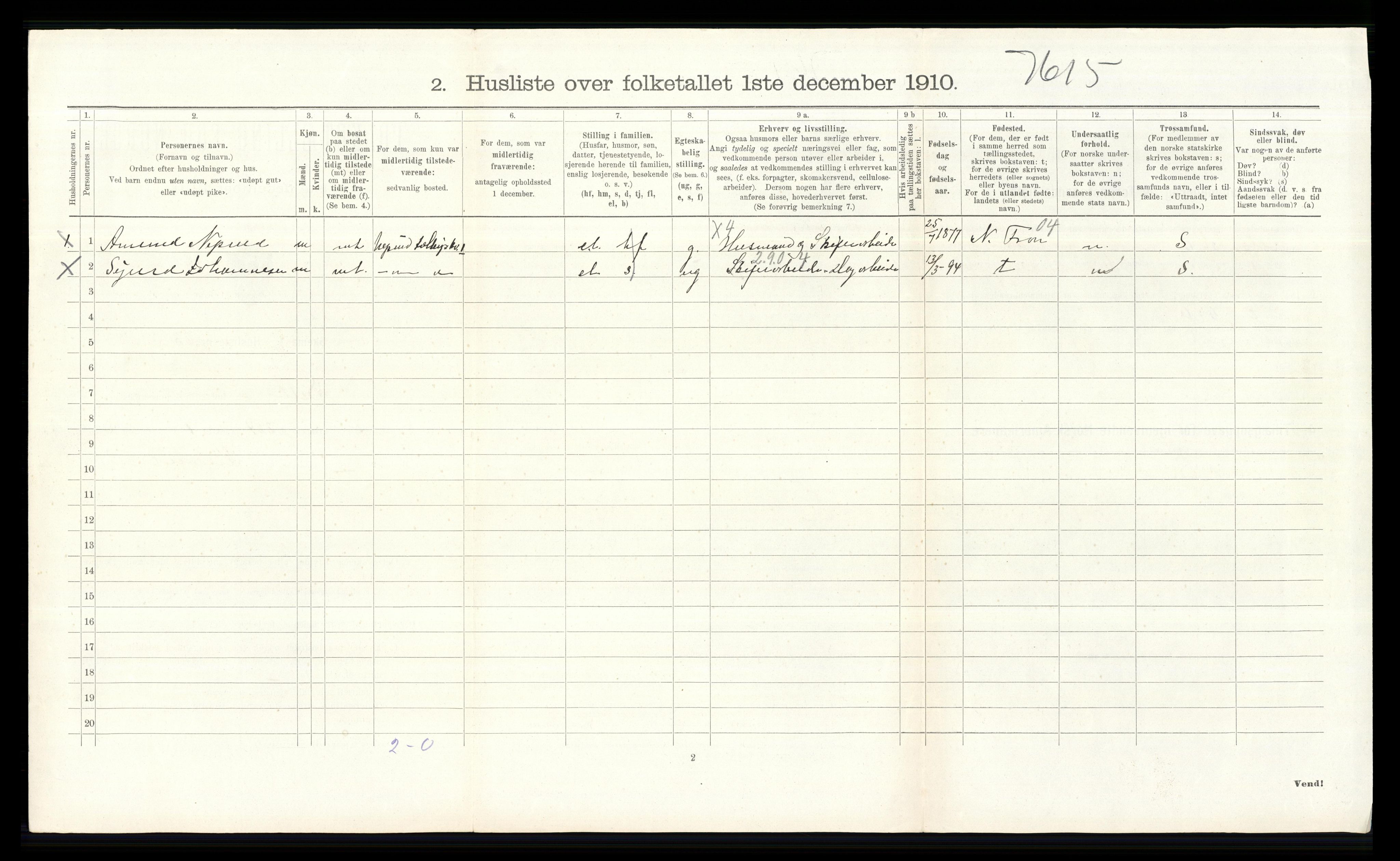 RA, 1910 census for Sel, 1910, p. 349