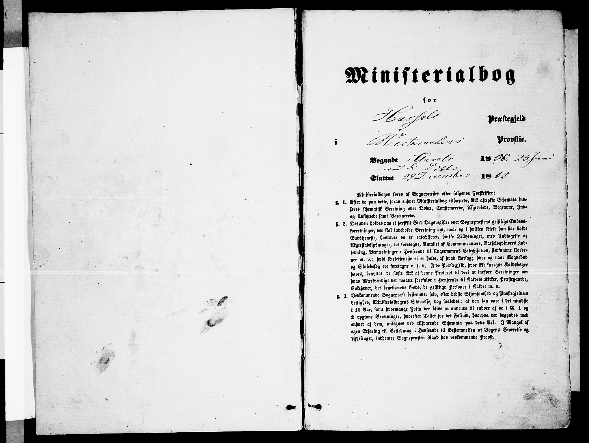 Ministerialprotokoller, klokkerbøker og fødselsregistre - Nordland, SAT/A-1459/888/L1265: Parish register (copy) no. 888C03, 1850-1863