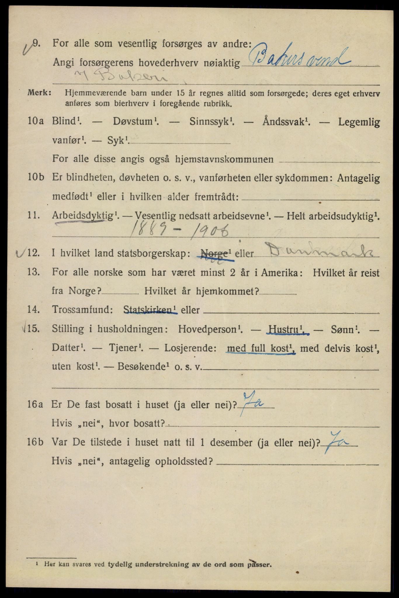 SAO, 1920 census for Kristiania, 1920, p. 285290