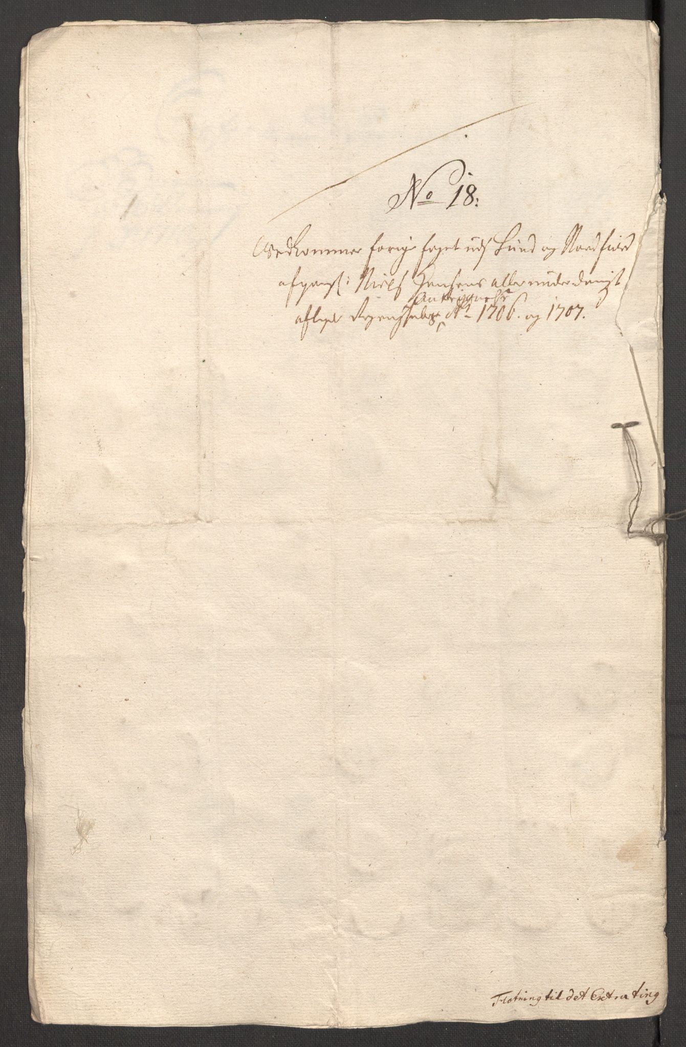 Rentekammeret inntil 1814, Reviderte regnskaper, Fogderegnskap, AV/RA-EA-4092/R53/L3430: Fogderegnskap Sunn- og Nordfjord, 1706-1707, p. 419