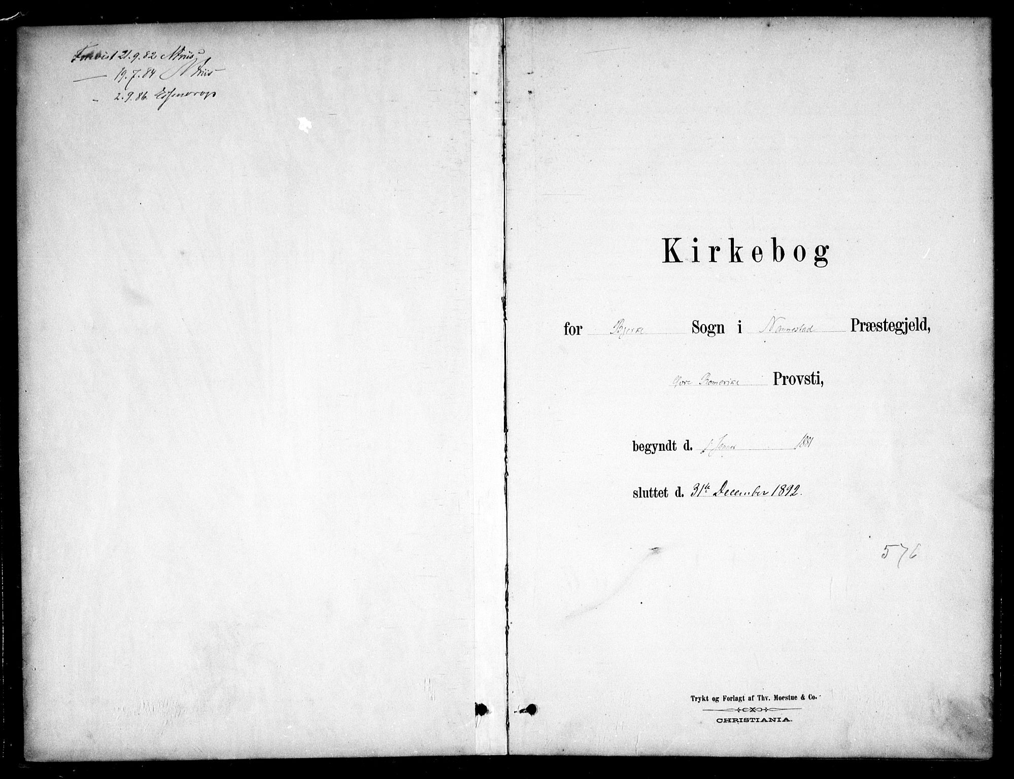 Nannestad prestekontor Kirkebøker, SAO/A-10414a/F/Fc/L0001: Parish register (official) no. III 1, 1881-1892