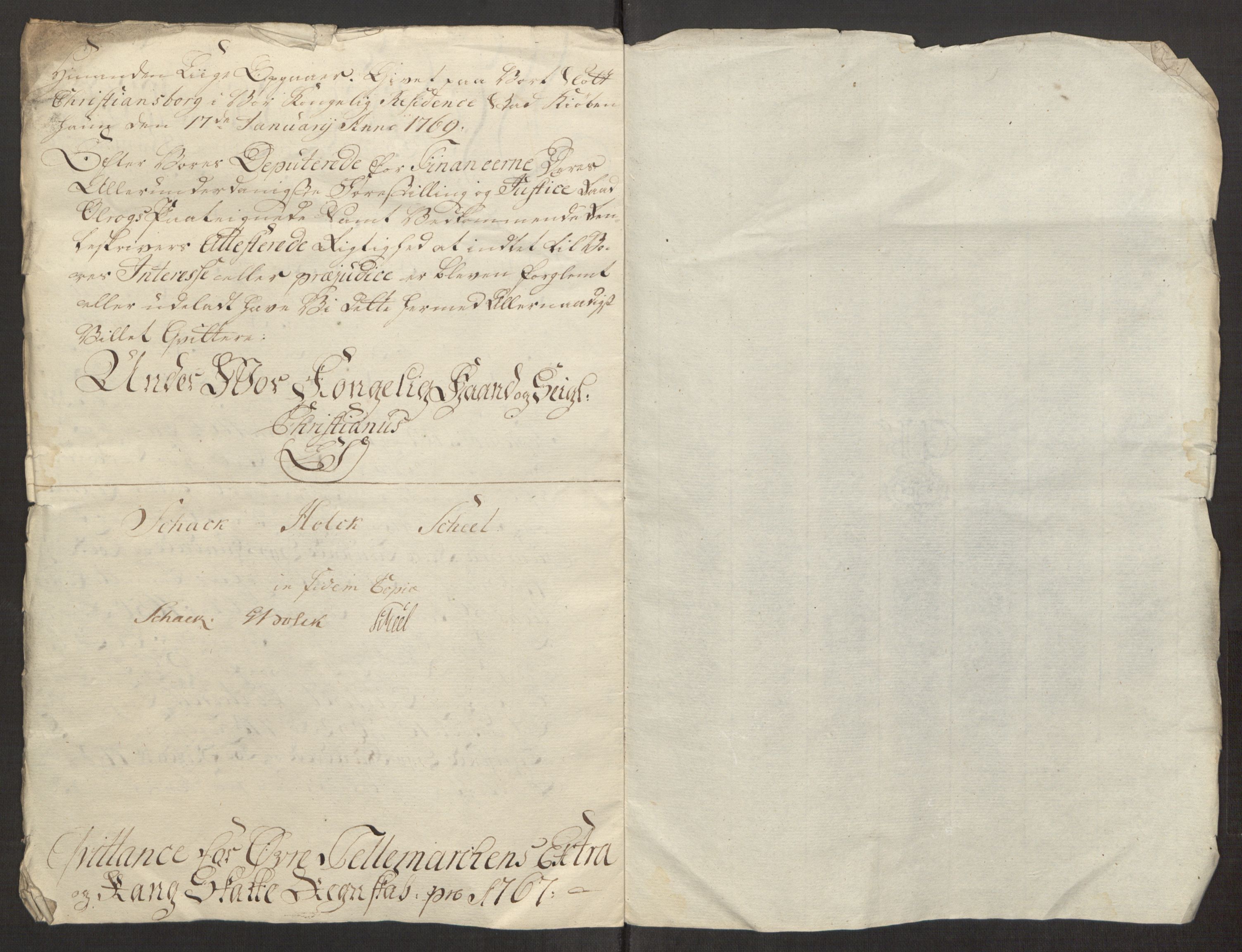 Rentekammeret inntil 1814, Reviderte regnskaper, Fogderegnskap, RA/EA-4092/R38/L2293: Ekstraskatten Øvre Telemark, 1762-1770, p. 94