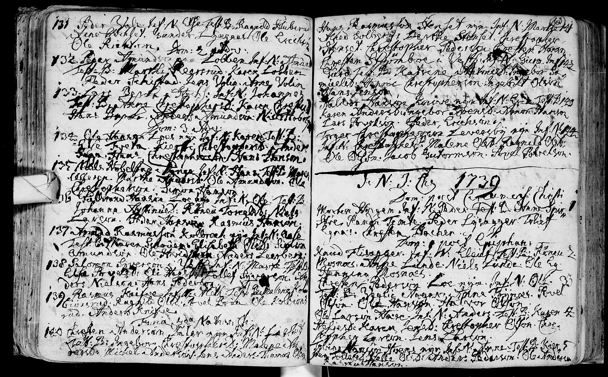 Eiker kirkebøker, AV/SAKO-A-4/F/Fa/L0003: Parish register (official) no. I 3, 1724-1753, p. 63