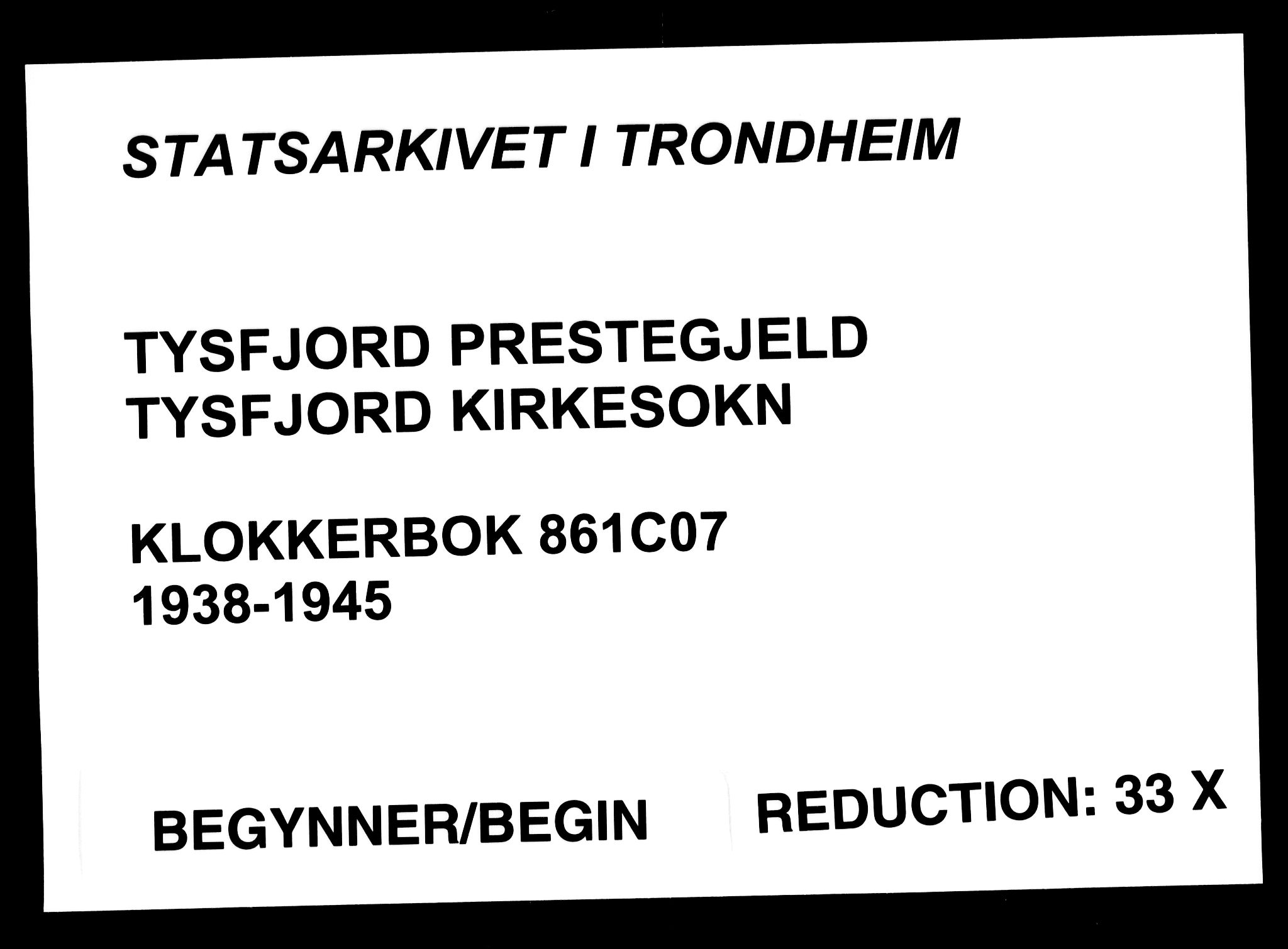 Ministerialprotokoller, klokkerbøker og fødselsregistre - Nordland, SAT/A-1459/861/L0881: Parish register (copy) no. 861C07, 1938-1945