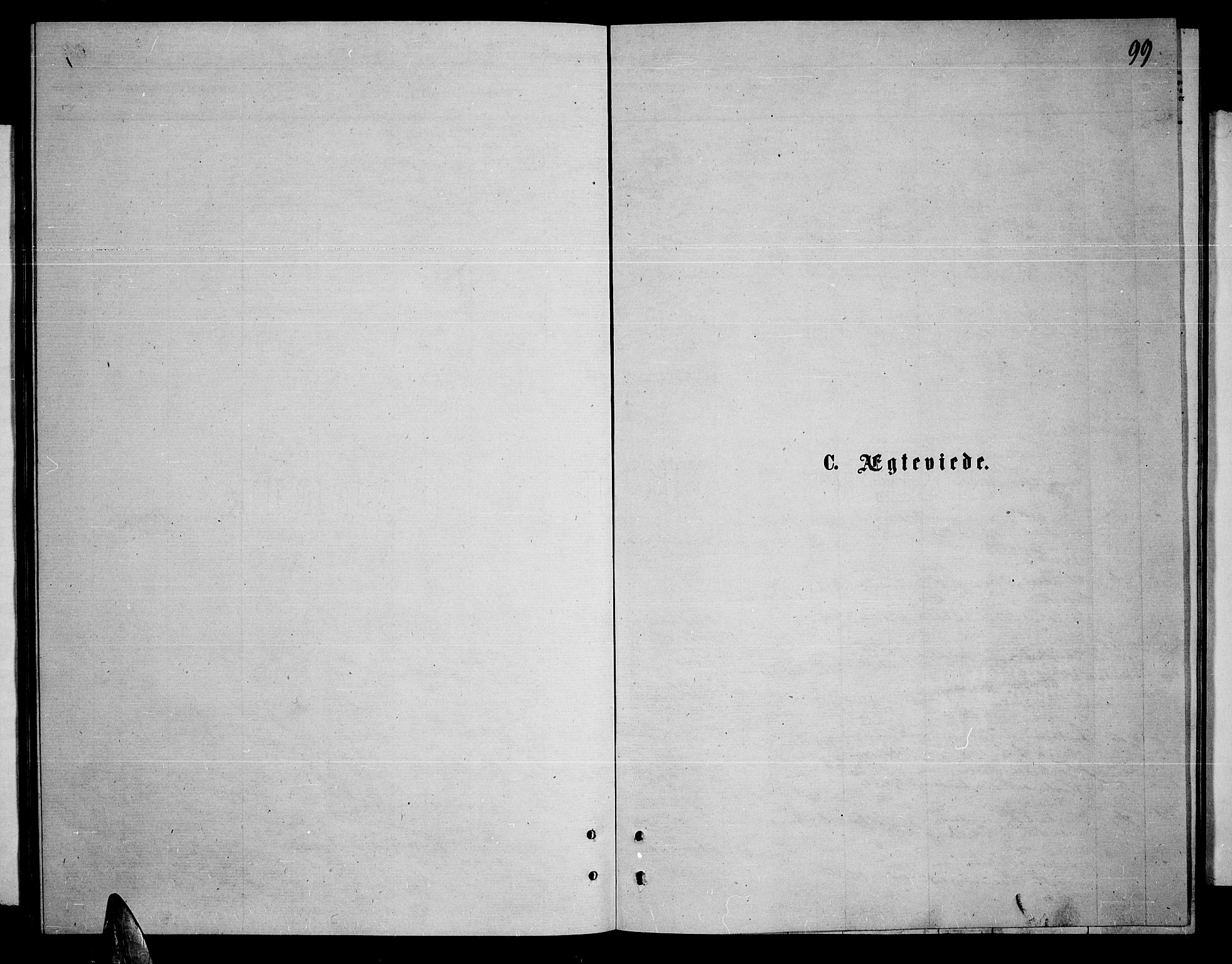 Skjervøy sokneprestkontor, SATØ/S-1300/H/Ha/Hab/L0014klokker: Parish register (copy) no. 14, 1871-1877, p. 99