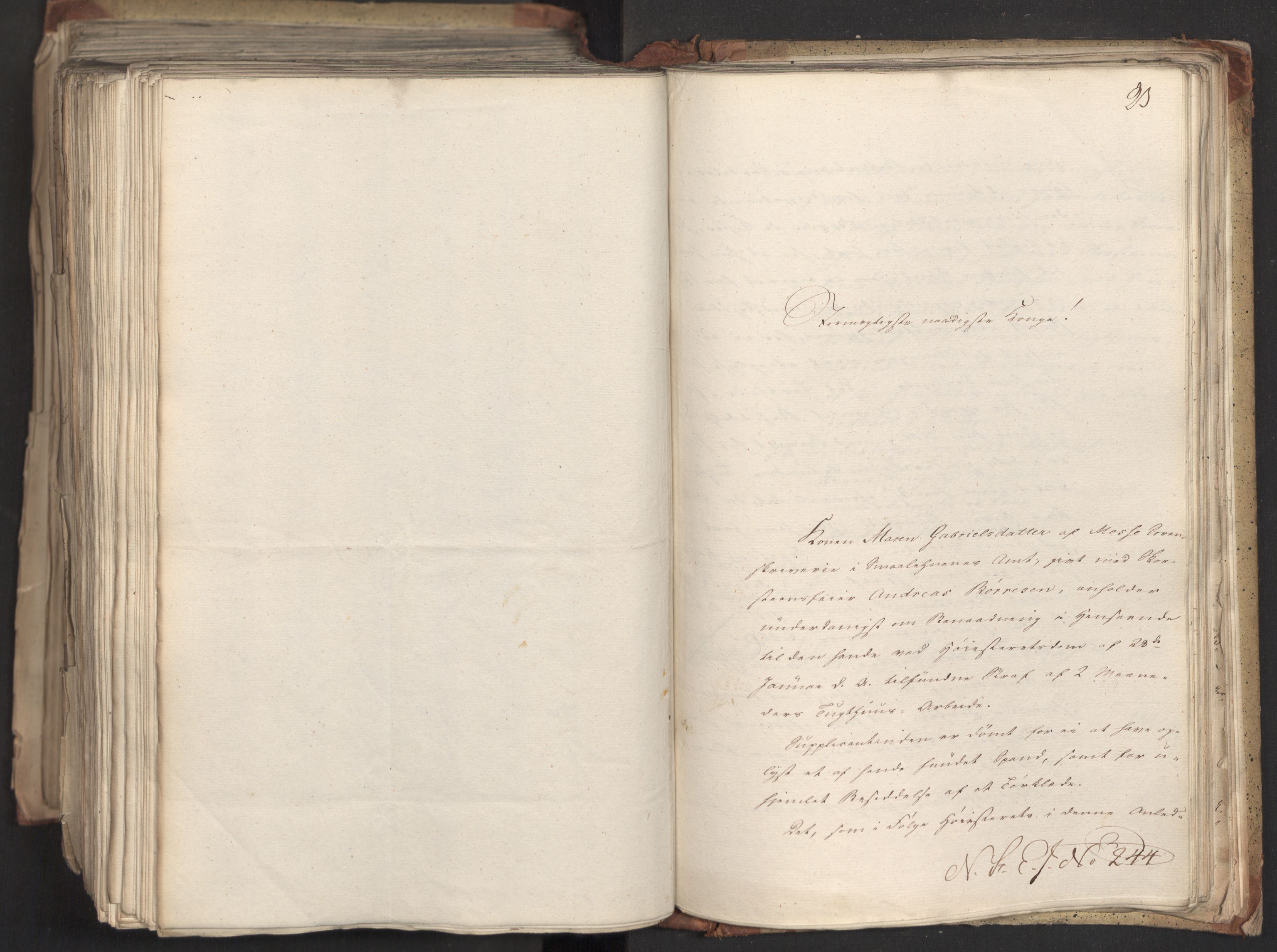 Statsrådsavdelingen i Stockholm, AV/RA-S-1003/D/Da/L0033: Regjeringsinnstillinger nr. 1-274, 1823, p. 622