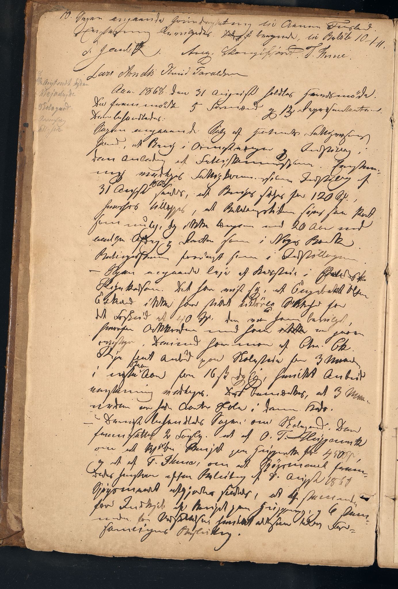 Halse og Harkmark kommune - Formannskapet, ARKSOR/1002HH120/A/L0002: Møtebok (d), 1868-1888