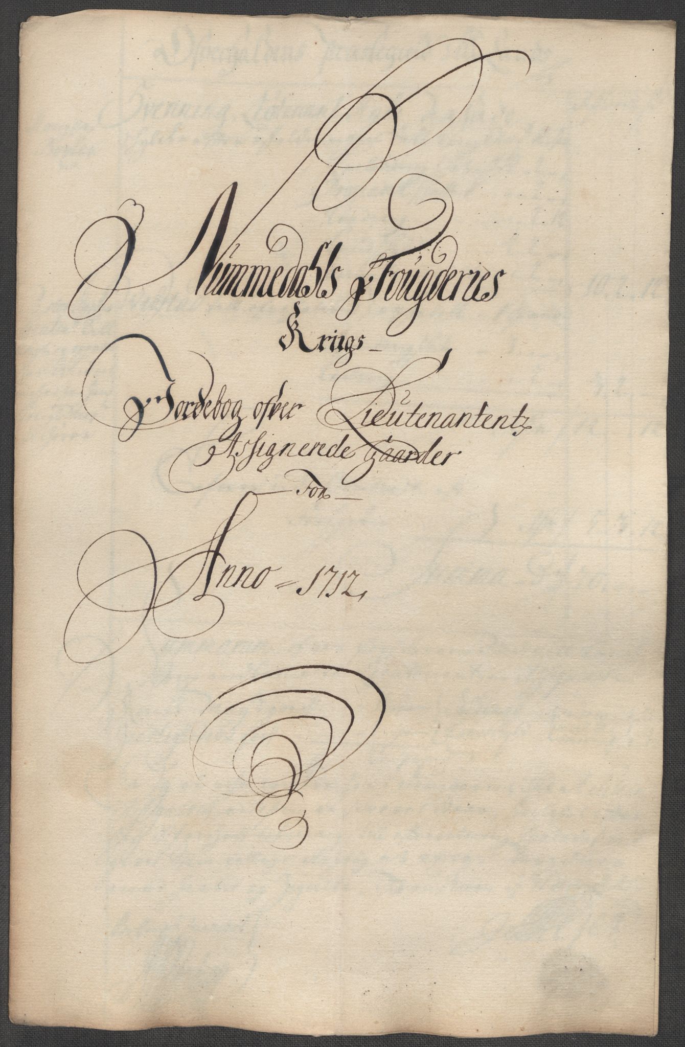 Rentekammeret inntil 1814, Reviderte regnskaper, Fogderegnskap, AV/RA-EA-4092/R64/L4433: Fogderegnskap Namdal, 1712, p. 185