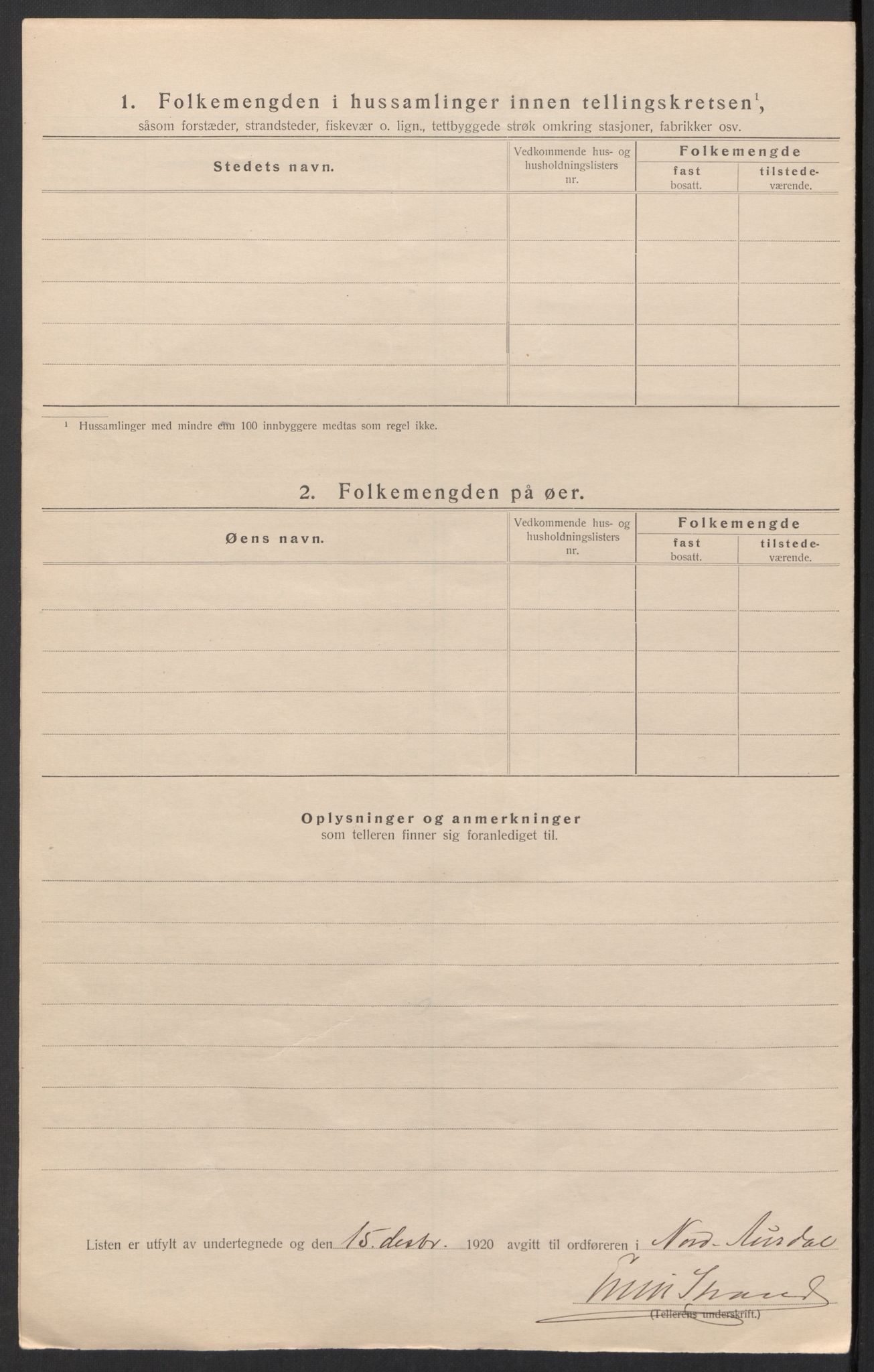 SAH, 1920 census for Nord-Aurdal, 1920, p. 29