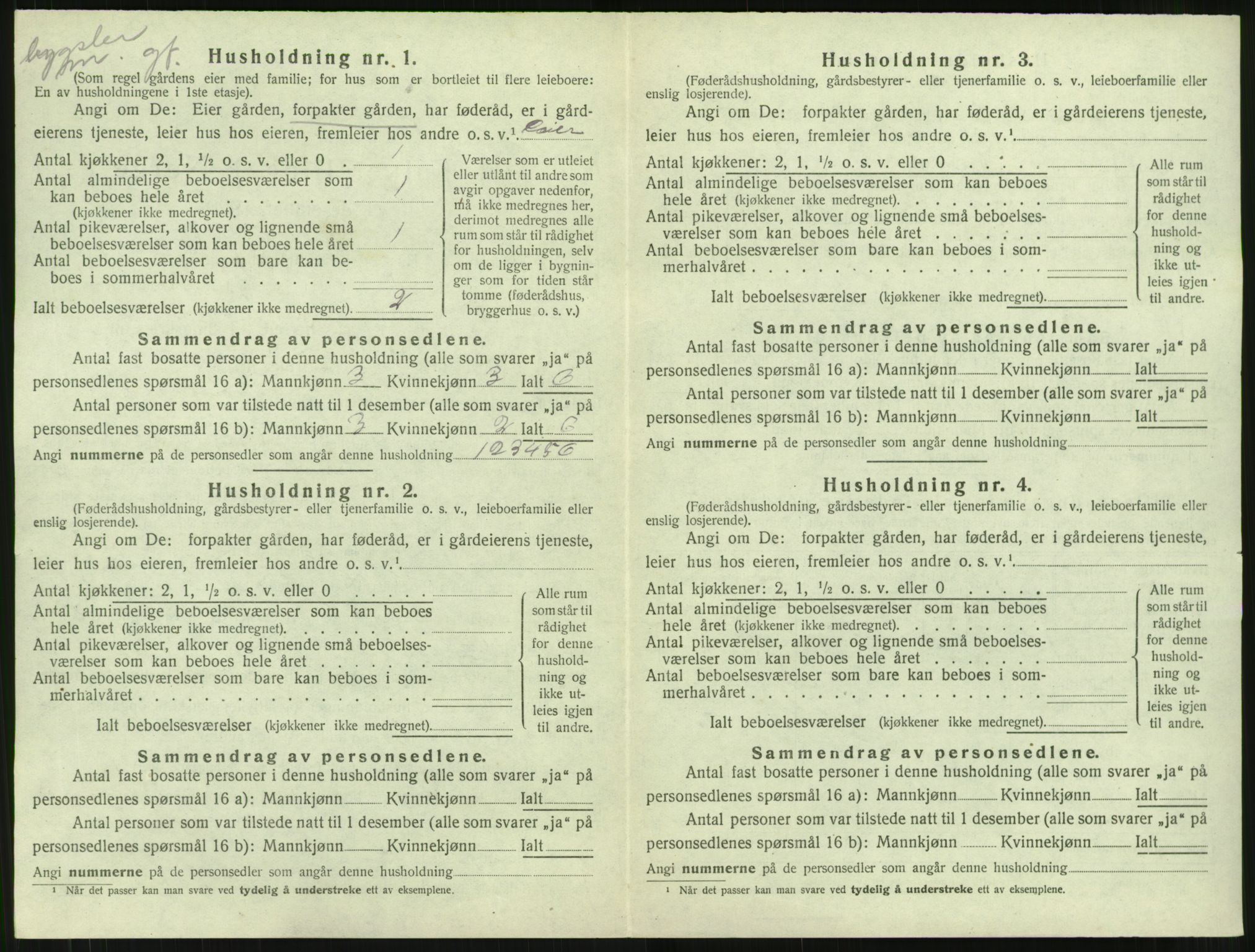 SAT, 1920 census for Aure, 1920, p. 759