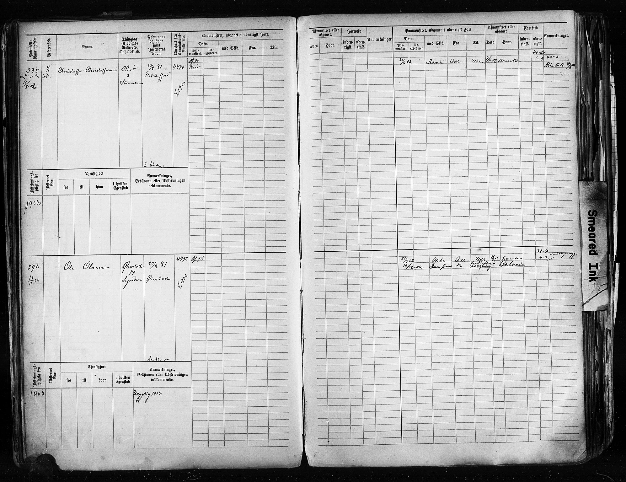 Arendal mønstringskrets, AV/SAK-2031-0012/F/Fb/L0020: Hovedrulle A nr 217-968, S-18, 1900-1910, p. 93