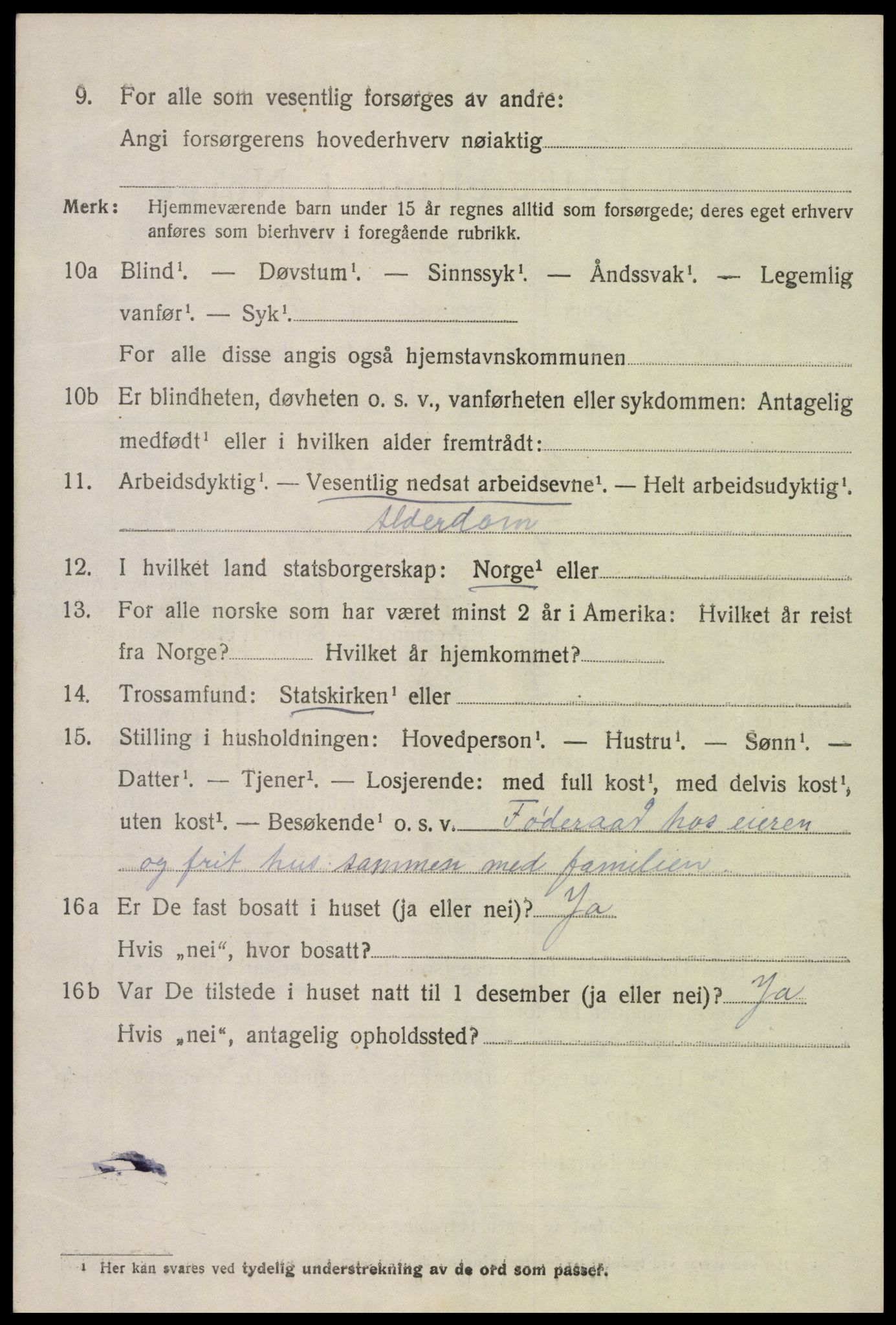 SAK, 1920 census for Eide, 1920, p. 955