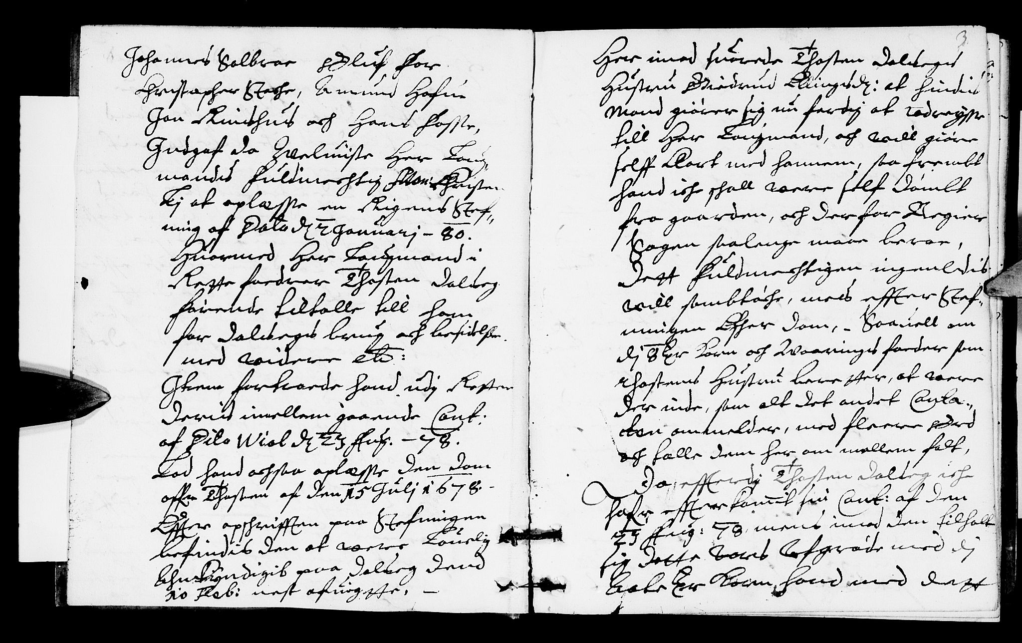 Sorenskriverier i Gudbrandsdalen, SAH/TING-036/G/Gb/Gba/L0016: Tingbok - Nord-Gudbrandsdal, 1680, p. 2b-3a