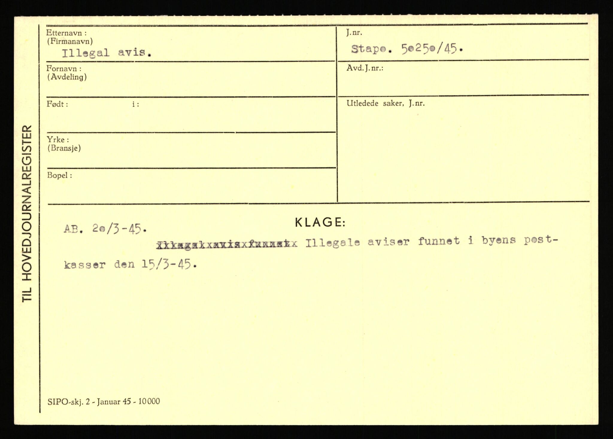 Statspolitiet - Hovedkontoret / Osloavdelingen, AV/RA-S-1329/C/Ca/L0007: Hol - Joelsen, 1943-1945, p. 2150