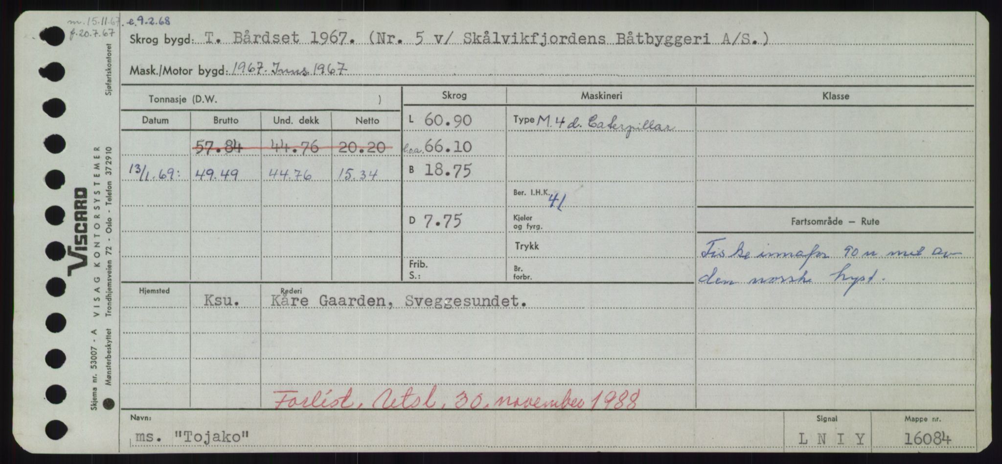 Sjøfartsdirektoratet med forløpere, Skipsmålingen, RA/S-1627/H/Hd/L0039: Fartøy, Ti-Tø, p. 123