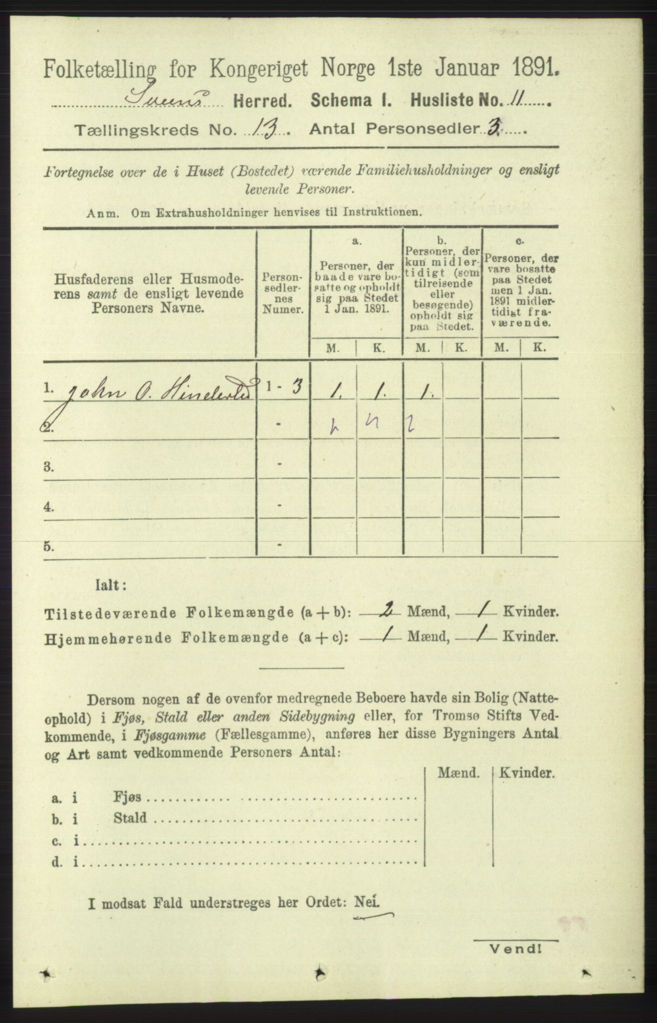 RA, 1891 census for 1216 Sveio, 1891, p. 3628