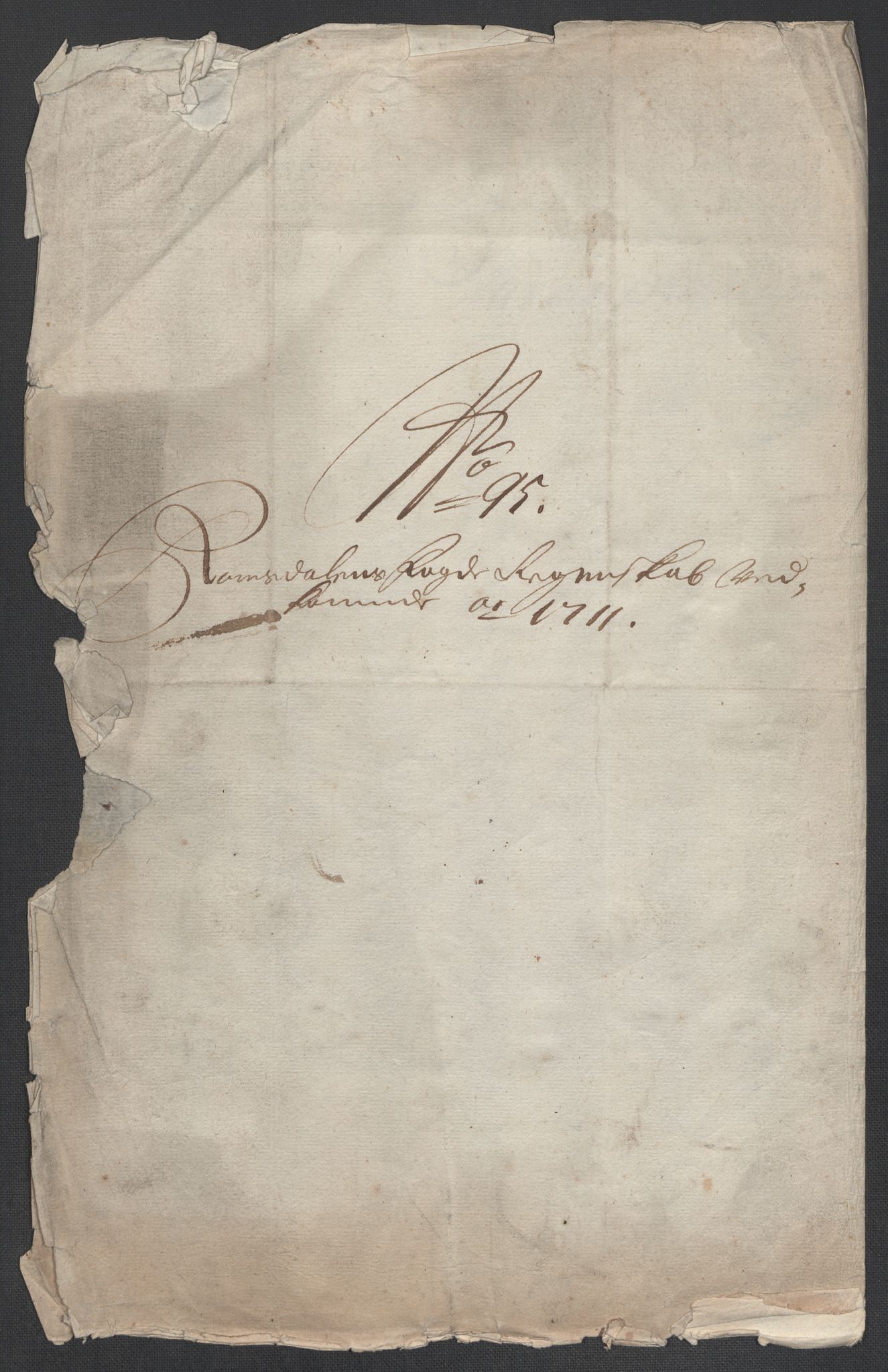 Rentekammeret inntil 1814, Reviderte regnskaper, Fogderegnskap, RA/EA-4092/R55/L3660: Fogderegnskap Romsdal, 1711, p. 448