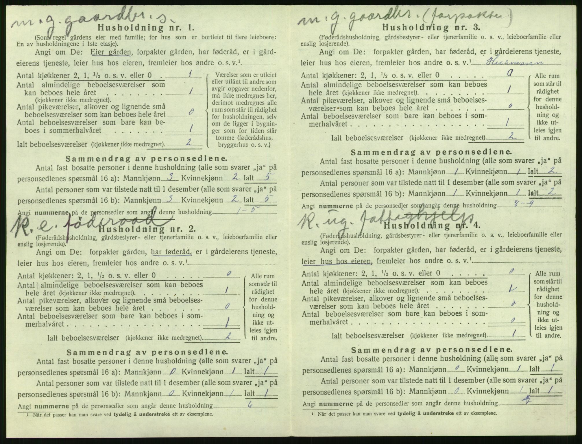 SAT, 1920 census for Sykkylven, 1920, p. 592