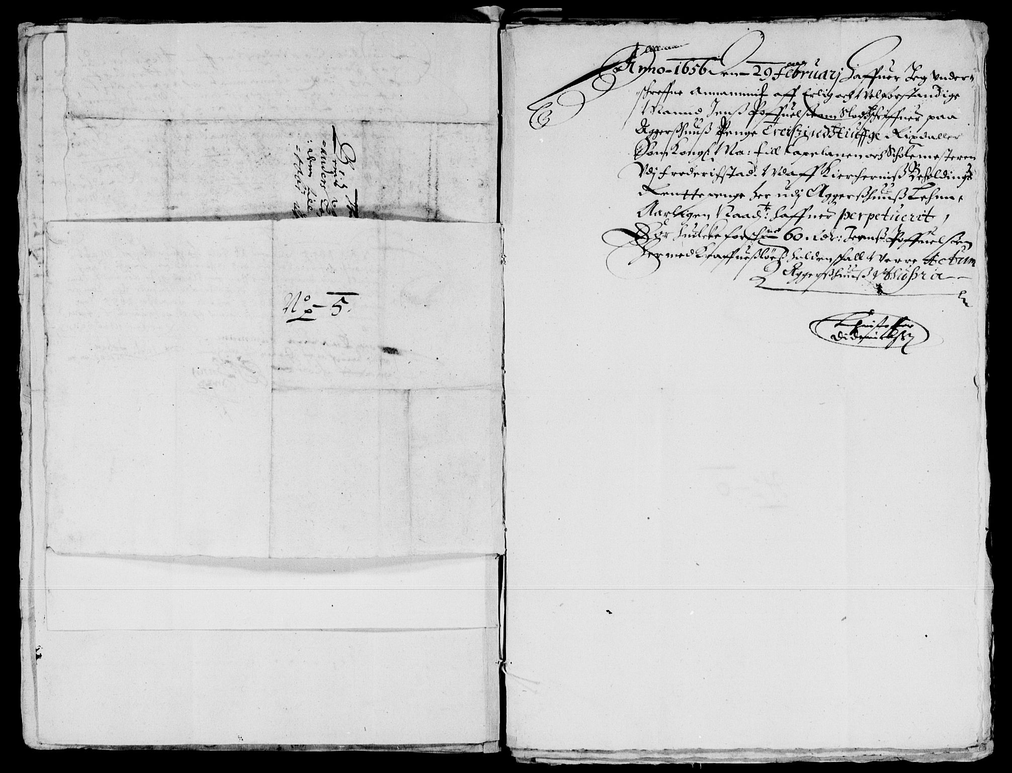 Rentekammeret inntil 1814, Reviderte regnskaper, Lensregnskaper, AV/RA-EA-5023/R/Rb/Rba/L0234: Akershus len, 1651-1656