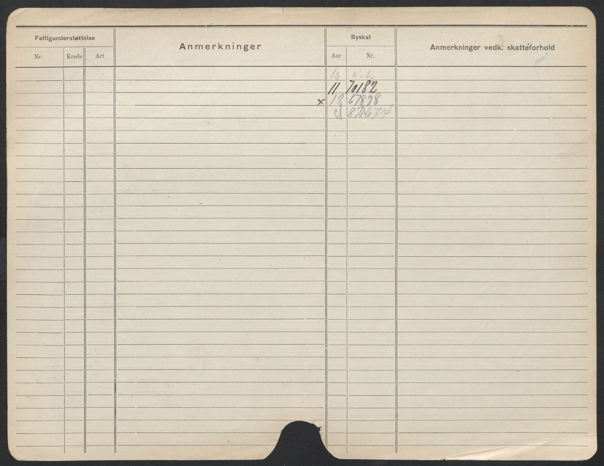 Oslo folkeregister, Registerkort, AV/SAO-A-11715/F/Fa/Fac/L0011: Menn, 1906-1914, p. 831b