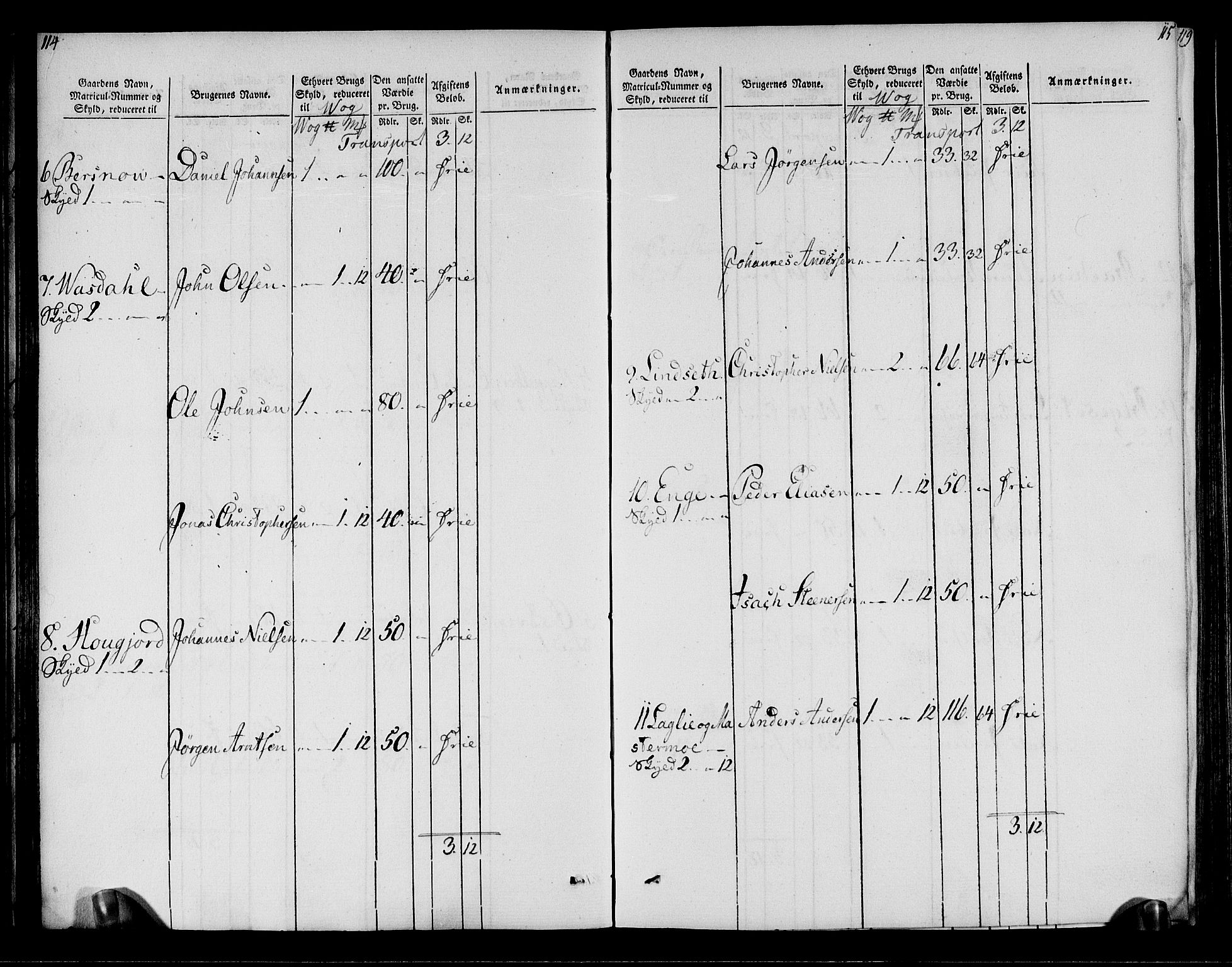 Rentekammeret inntil 1814, Realistisk ordnet avdeling, AV/RA-EA-4070/N/Ne/Nea/L0158: Helgeland fogderi. Oppebørselsregister, 1803-1804, p. 61