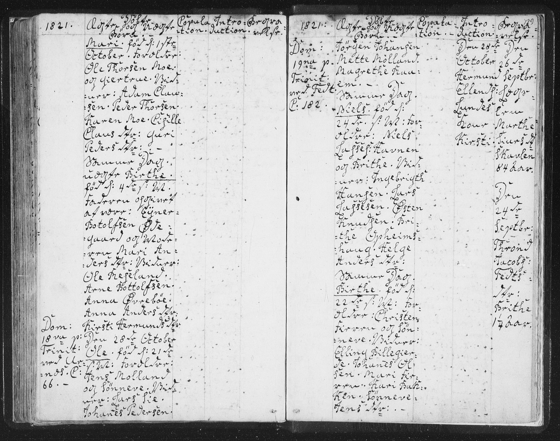 Hafslo sokneprestembete, AV/SAB-A-80301/H/Haa/Haaa/L0003: Parish register (official) no. A 3, 1807-1821, p. 129