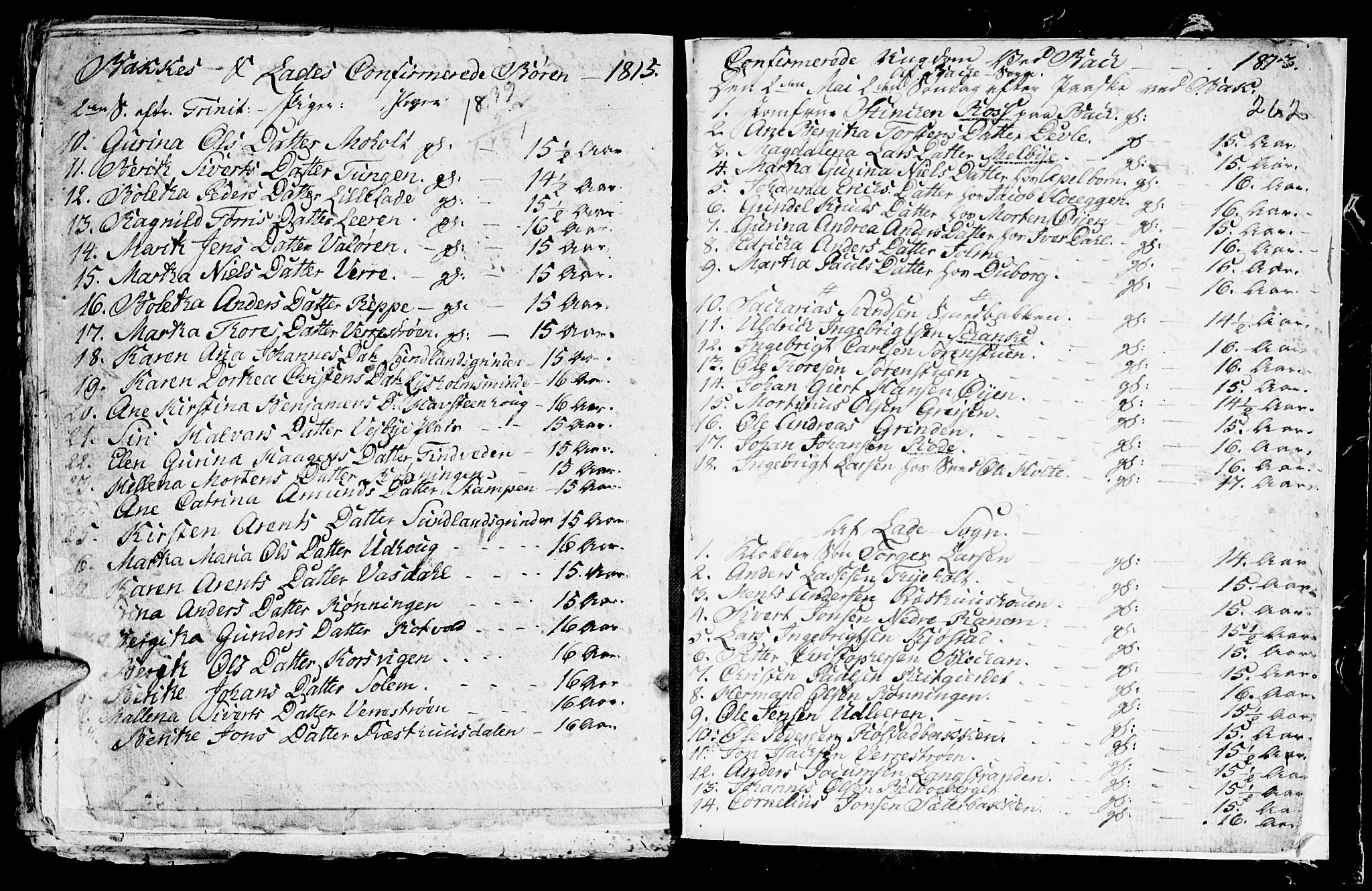 Ministerialprotokoller, klokkerbøker og fødselsregistre - Sør-Trøndelag, SAT/A-1456/604/L0218: Parish register (copy) no. 604C01, 1754-1819, p. 262