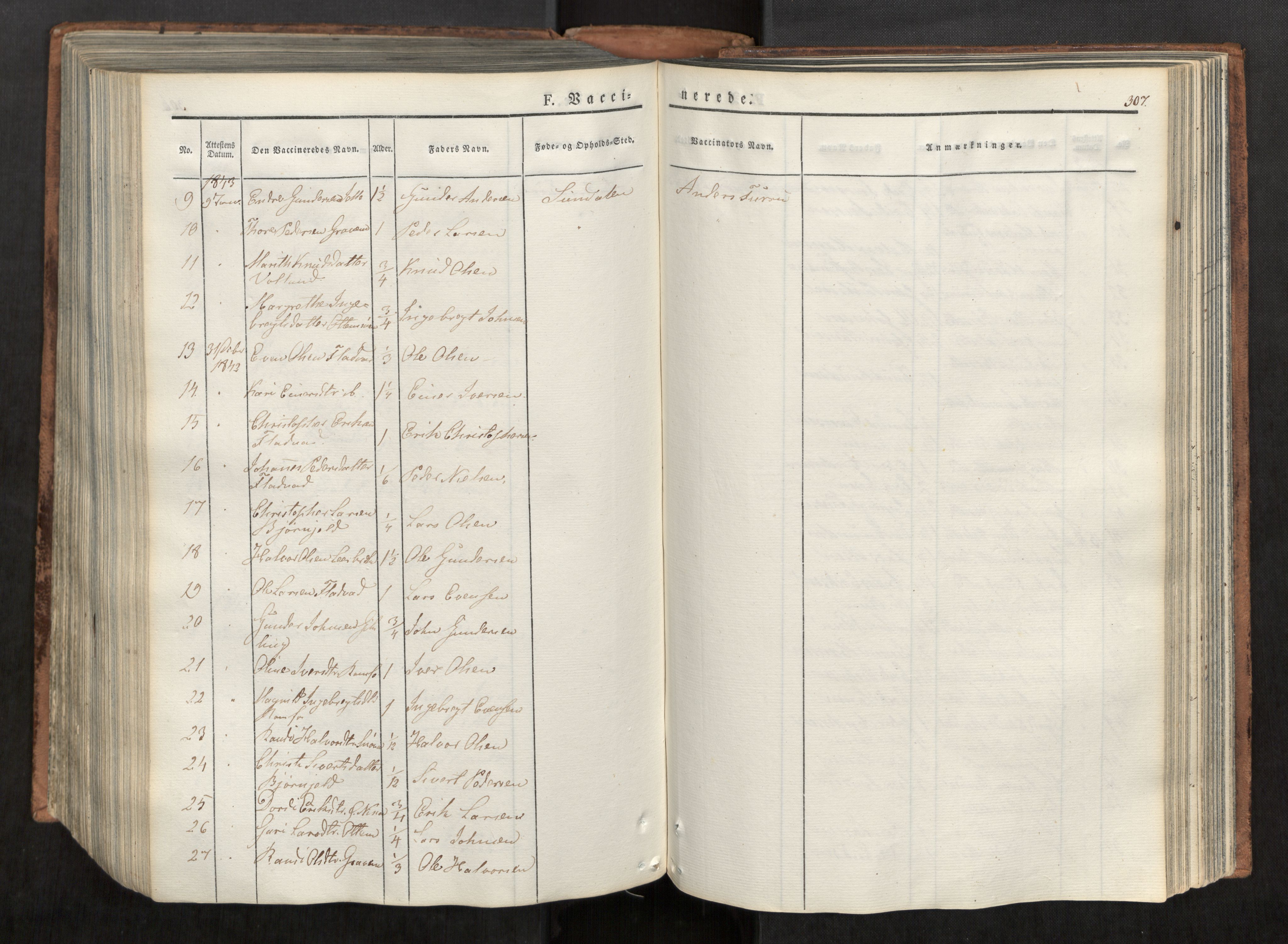 Ministerialprotokoller, klokkerbøker og fødselsregistre - Møre og Romsdal, AV/SAT-A-1454/590/L1012: Parish register (official) no. 590A04, 1832-1846, p. 307