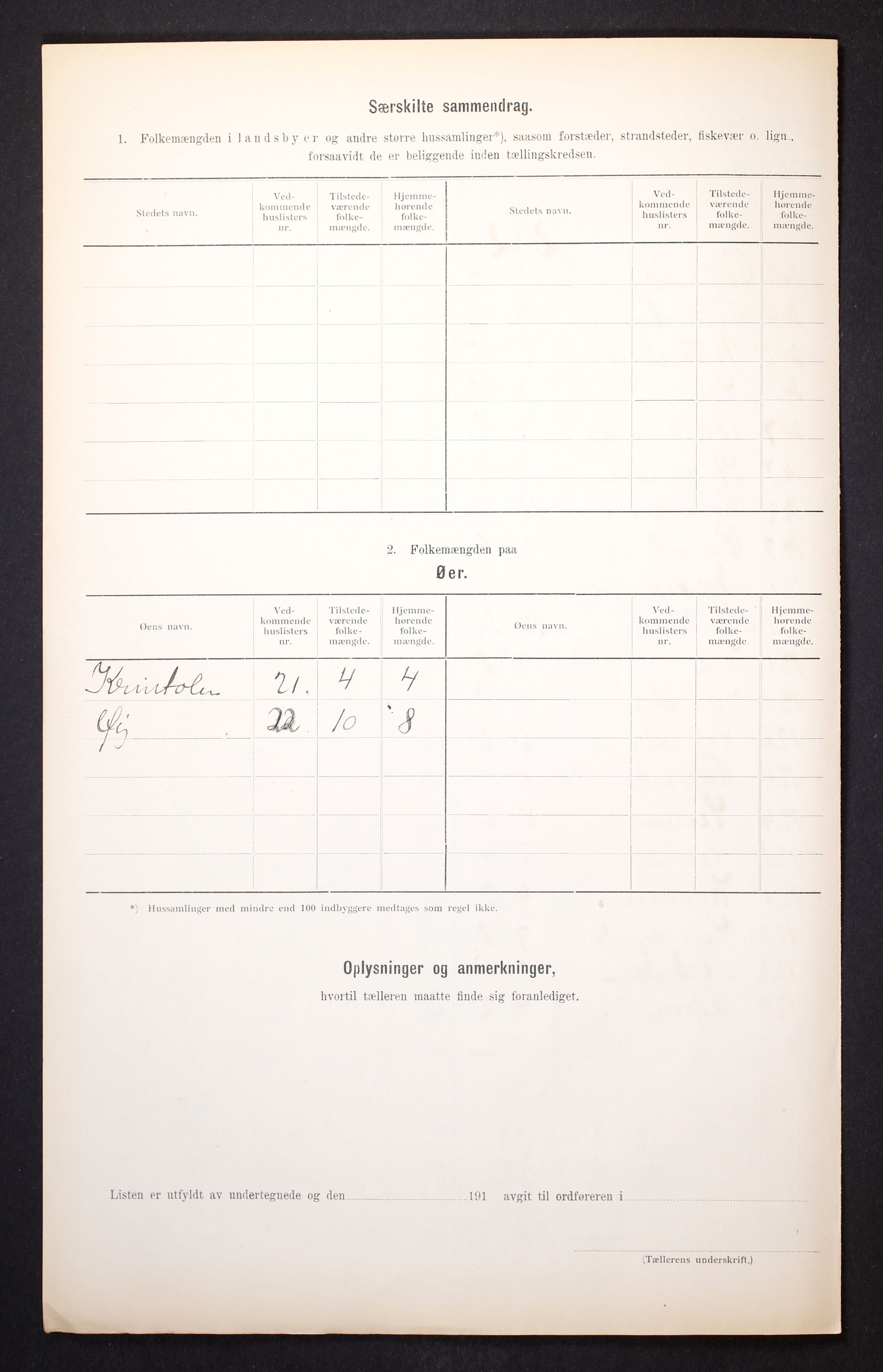 RA, 1910 census for Kviteseid, 1910, p. 6