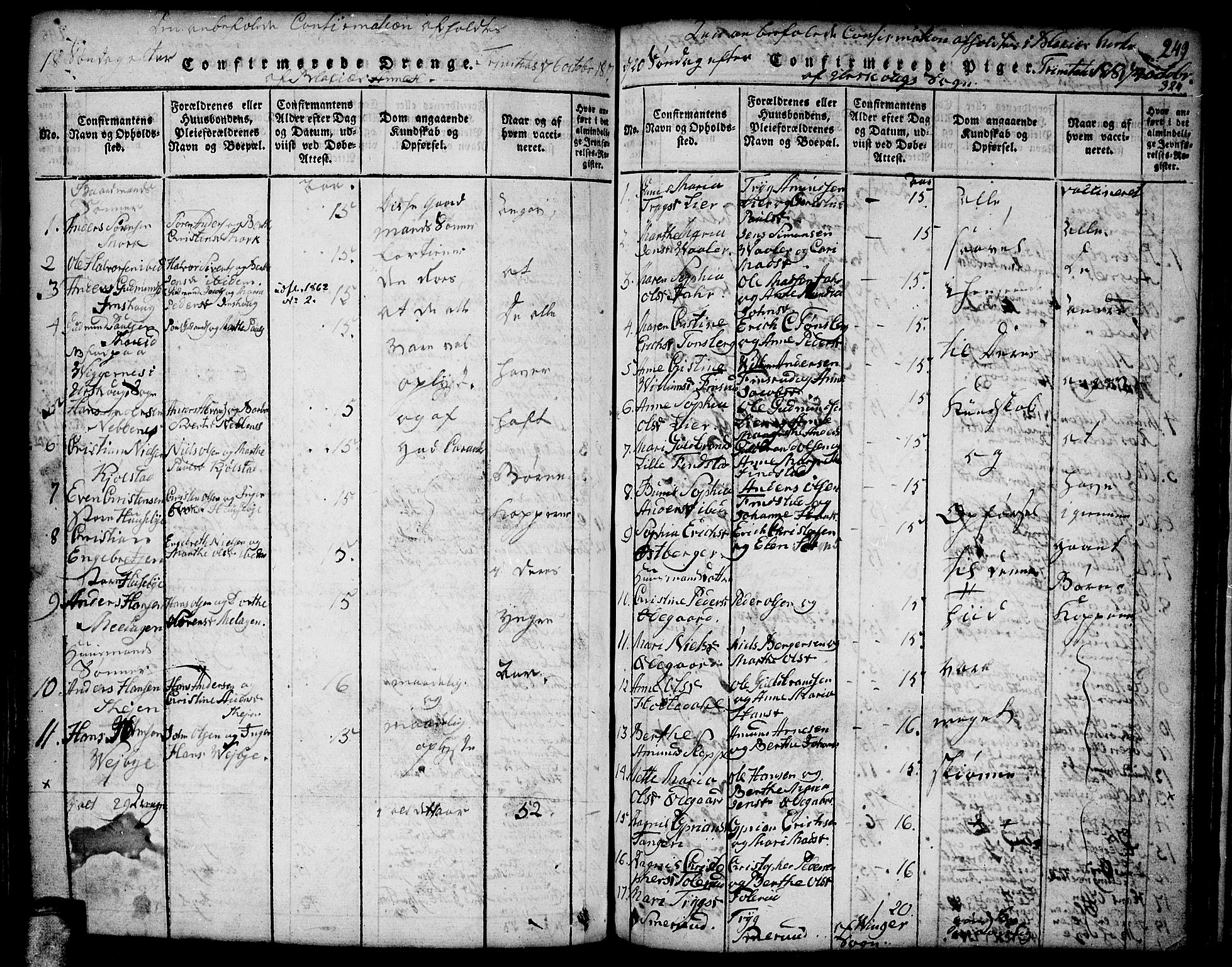 Aurskog prestekontor Kirkebøker, AV/SAO-A-10304a/F/Fa/L0005: Parish register (official) no. I 5, 1814-1829, p. 324