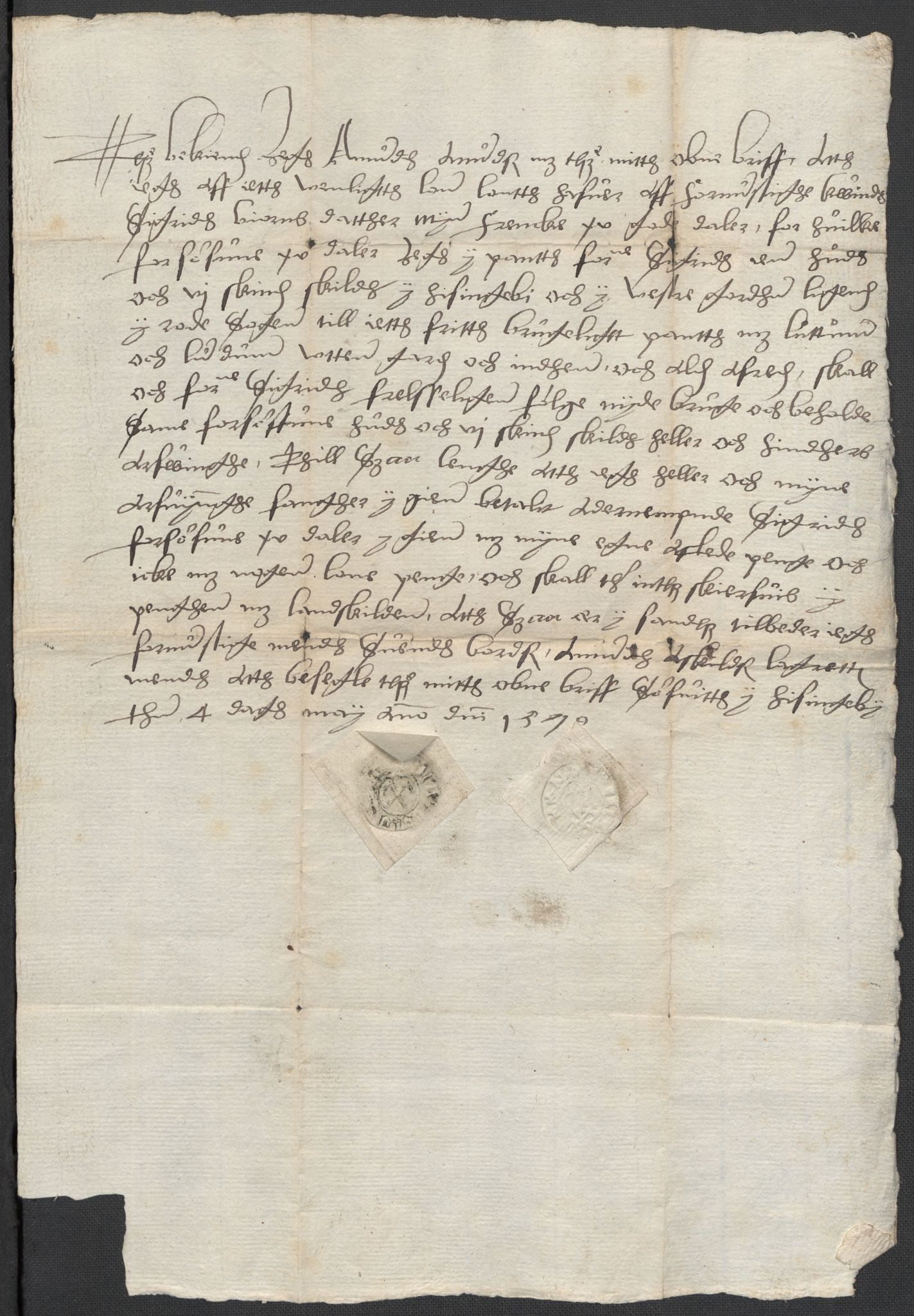 Riksarkivets diplomsamling, AV/RA-EA-5965/F02/L0081: Dokumenter, 1579, p. 16