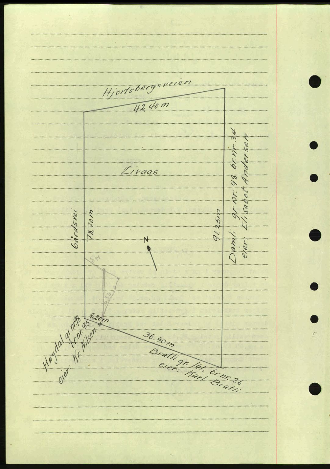 Idd og Marker sorenskriveri, AV/SAO-A-10283/G/Gb/Gbb/L0007: Mortgage book no. A7, 1944-1945, Diary no: : 614/1945