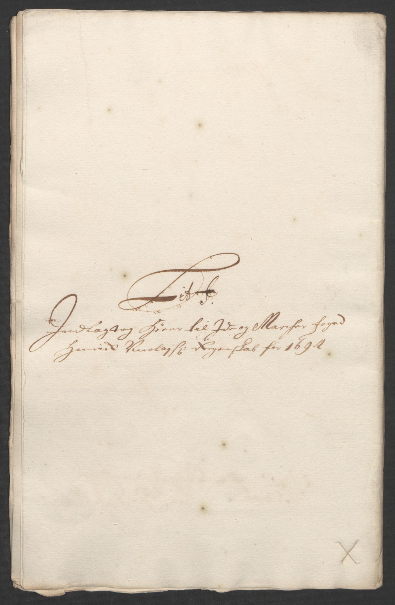 Rentekammeret inntil 1814, Reviderte regnskaper, Fogderegnskap, AV/RA-EA-4092/R01/L0012: Fogderegnskap Idd og Marker, 1694-1695, p. 125