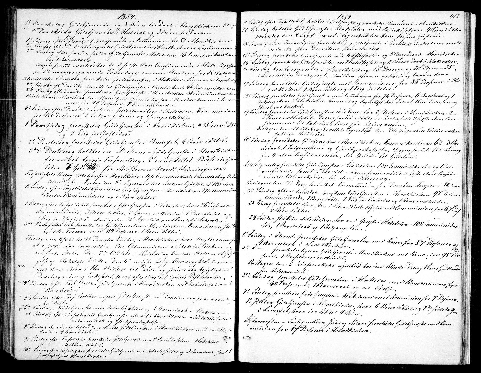 Nittedal prestekontor Kirkebøker, SAO/A-10365a/F/Fa/L0005: Parish register (official) no. I 5, 1850-1862, p. 412