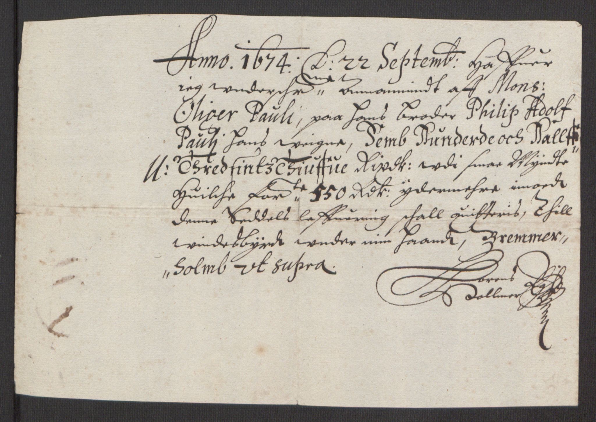 Rentekammeret inntil 1814, Reviderte regnskaper, Fogderegnskap, AV/RA-EA-4092/R35/L2061: Fogderegnskap Øvre og Nedre Telemark, 1673-1674, p. 255