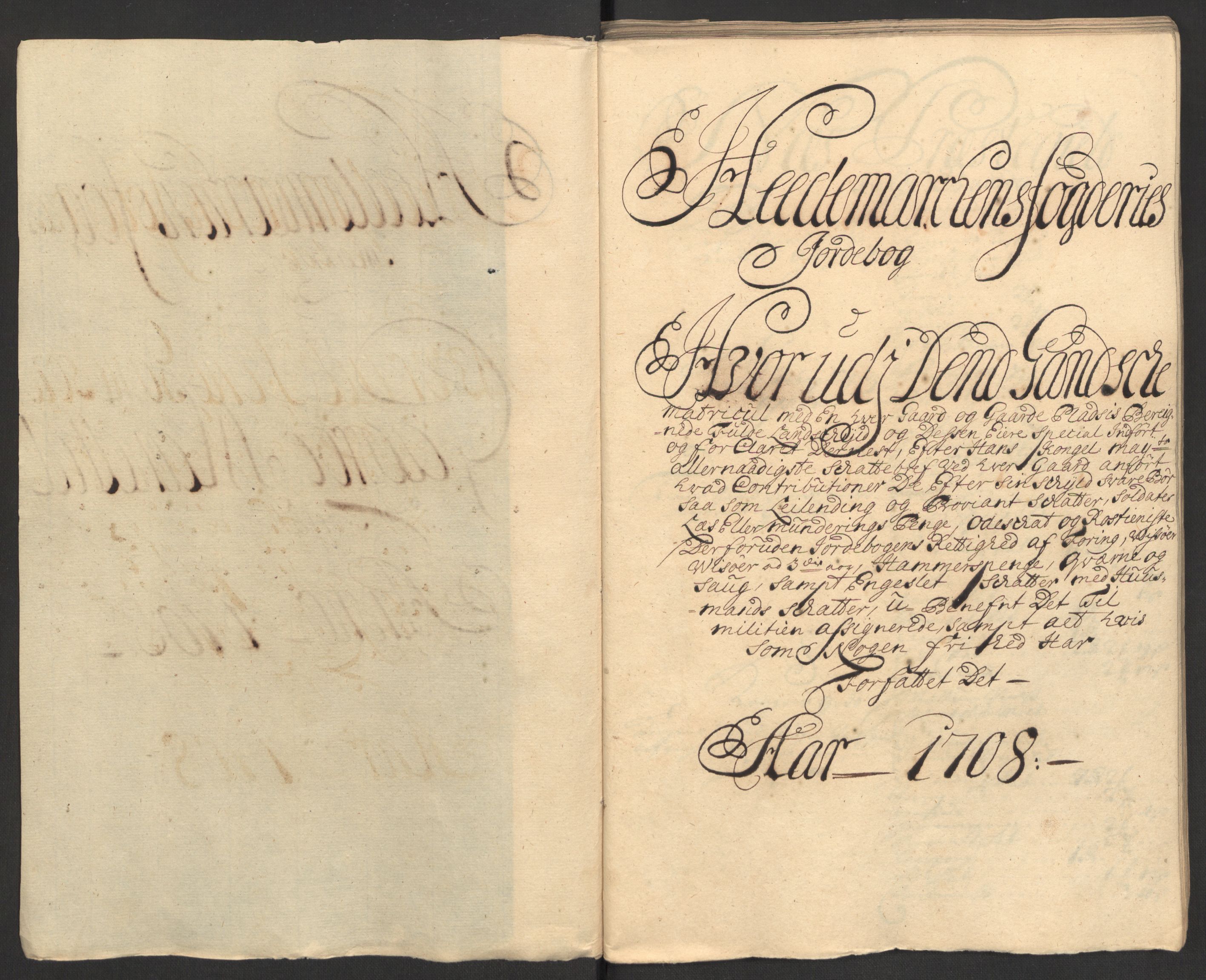 Rentekammeret inntil 1814, Reviderte regnskaper, Fogderegnskap, AV/RA-EA-4092/R16/L1044: Fogderegnskap Hedmark, 1708, p. 67