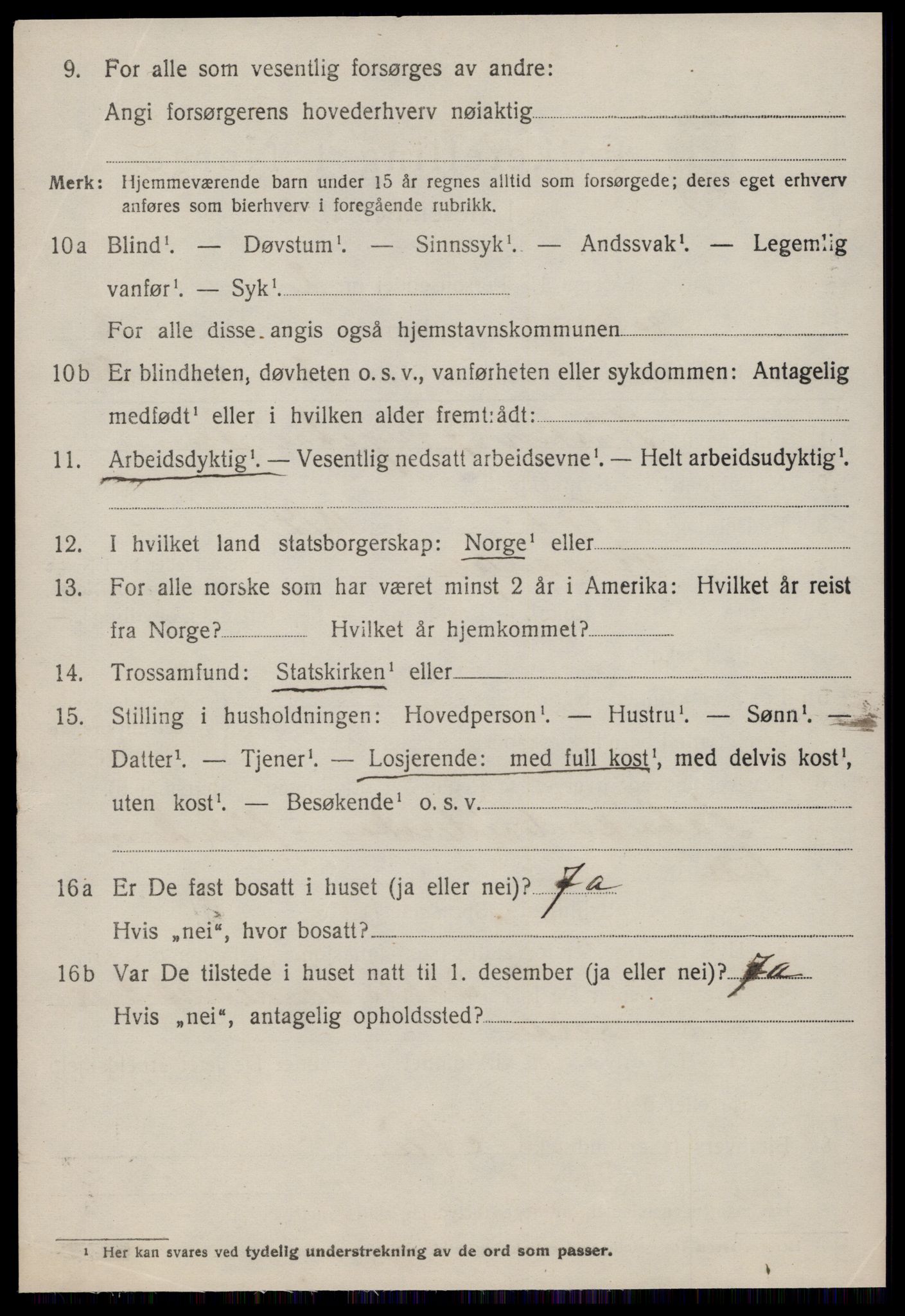 SAT, 1920 census for Bolsøy, 1920, p. 5332