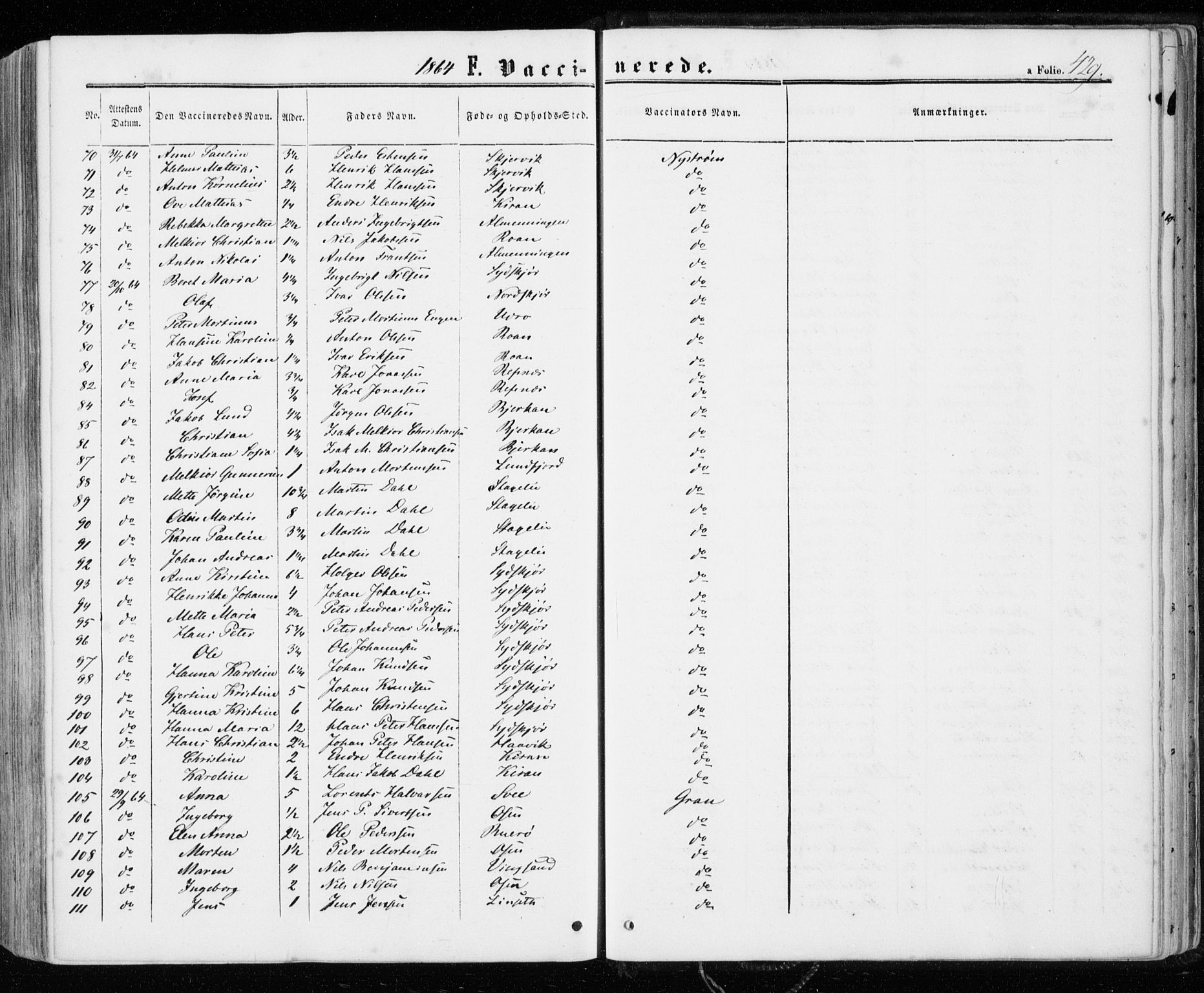 Ministerialprotokoller, klokkerbøker og fødselsregistre - Sør-Trøndelag, SAT/A-1456/657/L0705: Parish register (official) no. 657A06, 1858-1867, p. 429