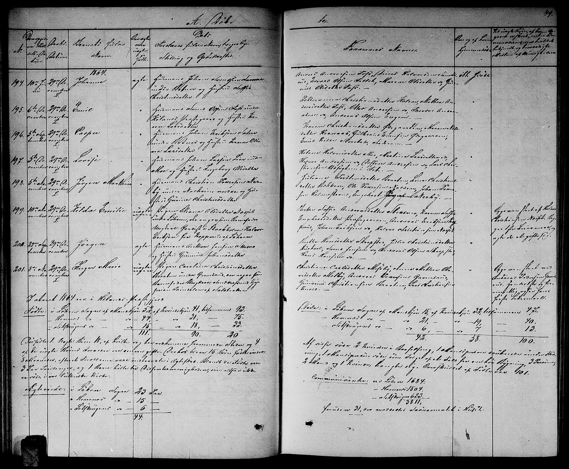 Høland prestekontor Kirkebøker, AV/SAO-A-10346a/G/Ga/L0005: Parish register (copy) no. I 5, 1862-1869, p. 49