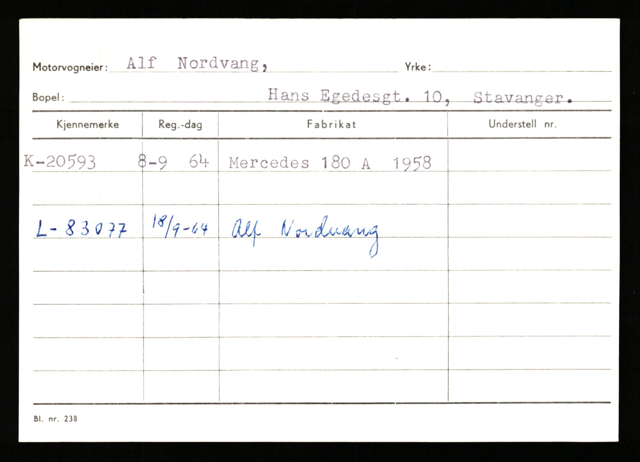 Stavanger trafikkstasjon, AV/SAST-A-101942/0/G/L0004: Registreringsnummer: 15497 - 22957, 1930-1971, p. 2324