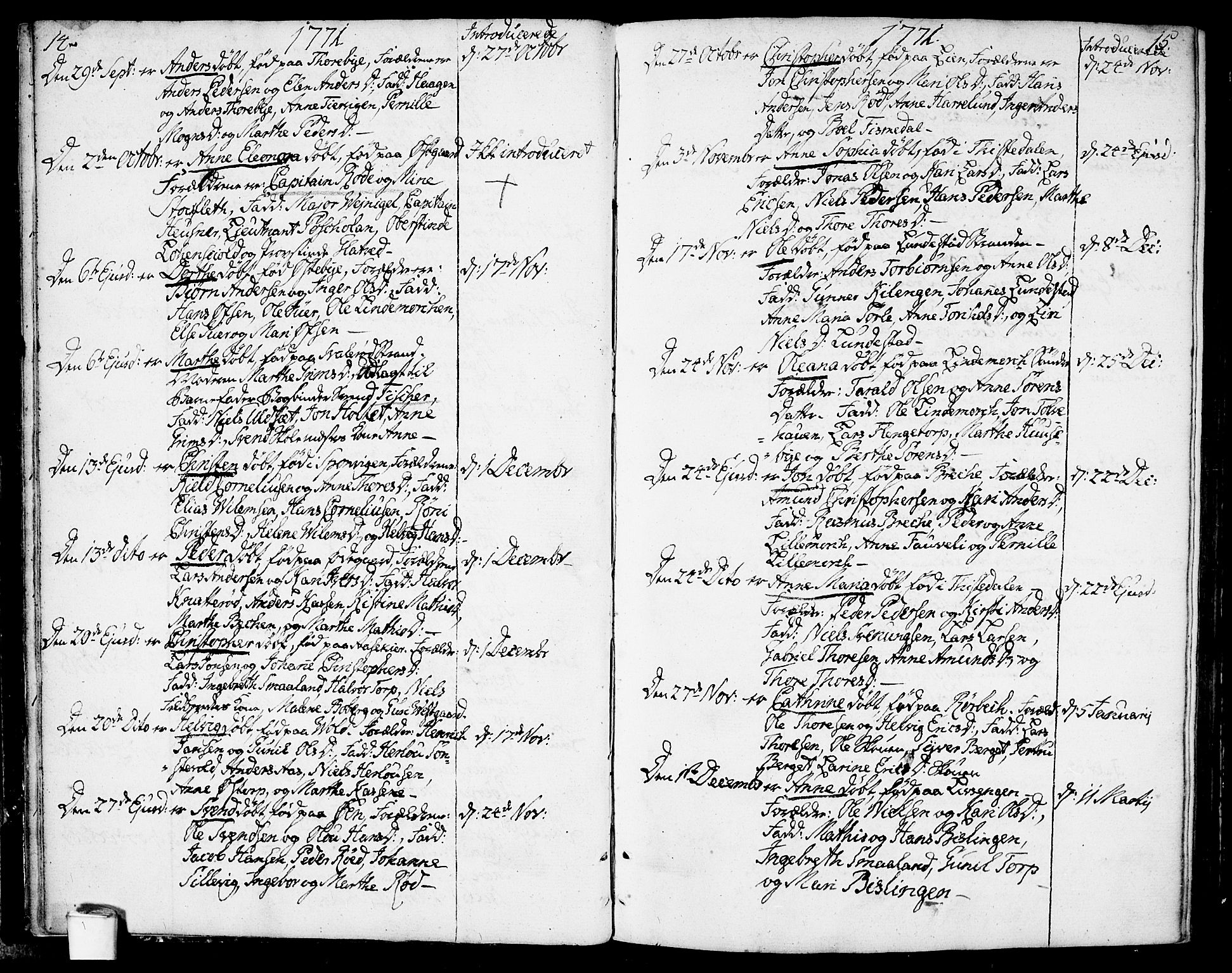 Berg prestekontor Kirkebøker, SAO/A-10902/F/Fa/L0001: Parish register (official) no. I 1, 1770-1814, p. 14-15
