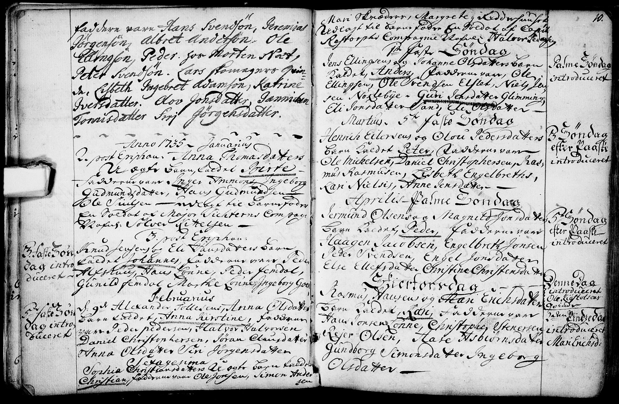 Glemmen prestekontor Kirkebøker, AV/SAO-A-10908/F/Fa/L0001: Parish register (official) no. 1, 1733-1759, p. 10