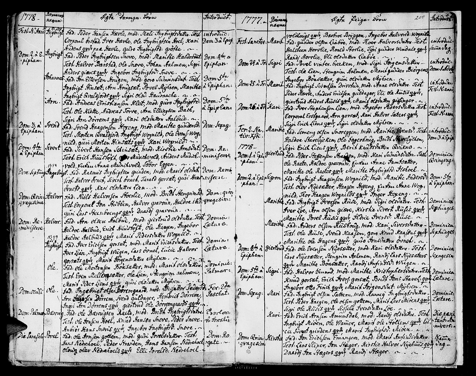 Ministerialprotokoller, klokkerbøker og fødselsregistre - Sør-Trøndelag, SAT/A-1456/678/L0891: Parish register (official) no. 678A01, 1739-1780, p. 200