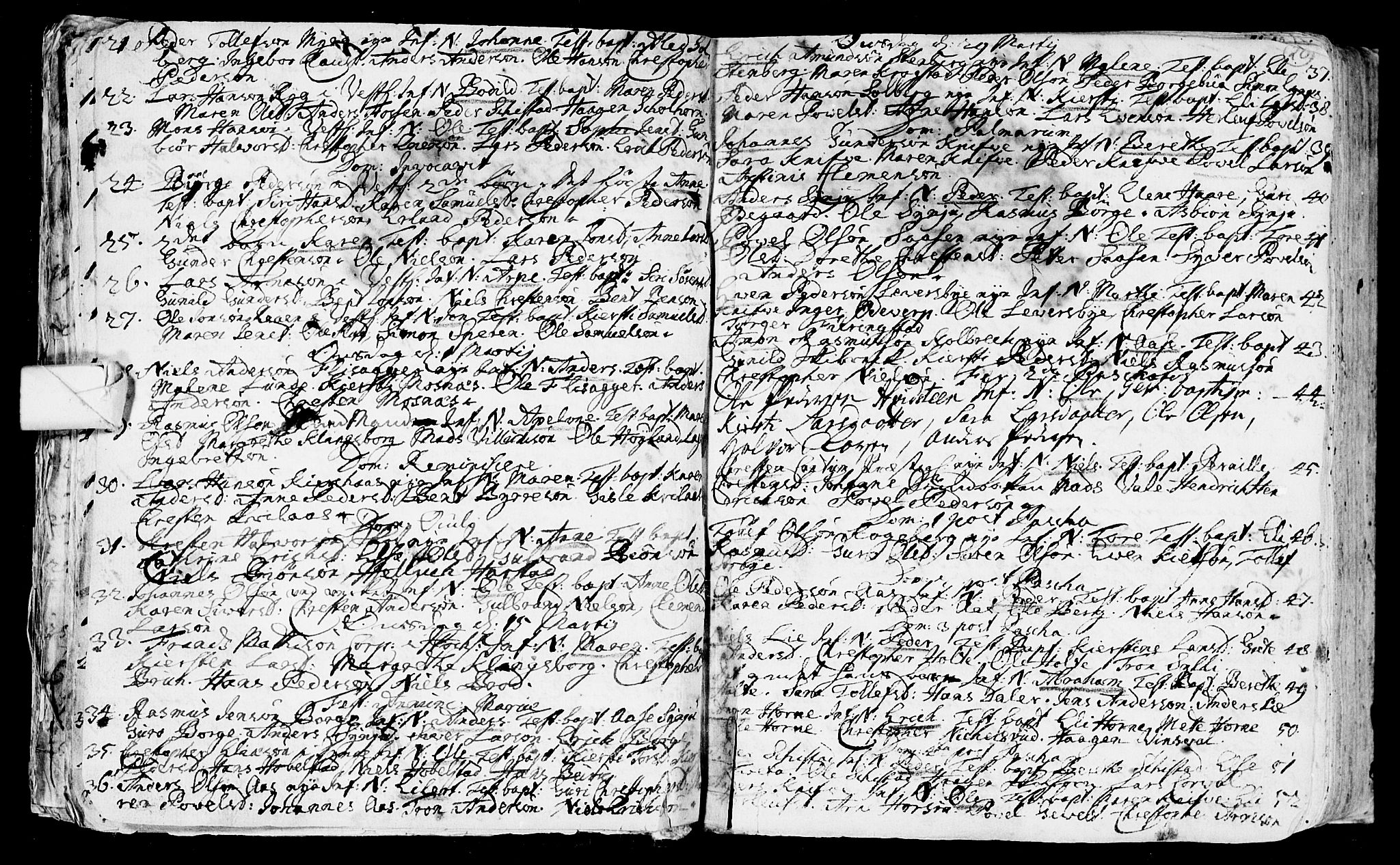 Eiker kirkebøker, SAKO/A-4/F/Fa/L0003: Parish register (official) no. I 3, 1724-1753, p. 20